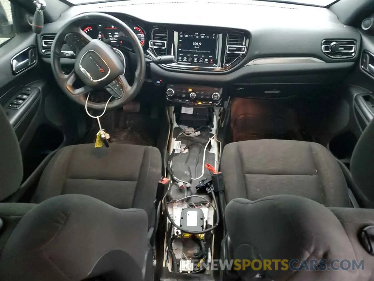 8 fotografías del automóvil dañado 1C4RDJFG8PC567815 DODGE DURANGO 2023