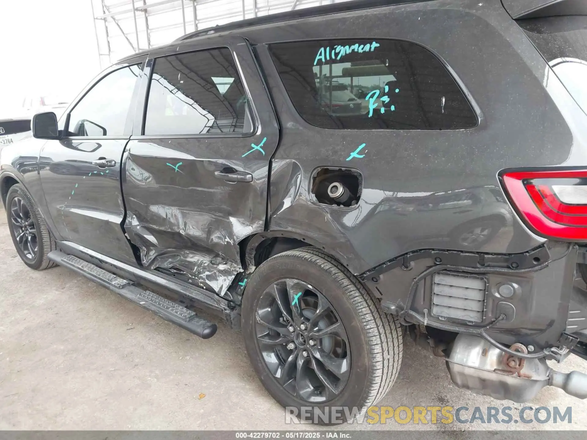 6 fotografías del automóvil dañado 1C4SDHCT4PC715020 DODGE DURANGO 2023