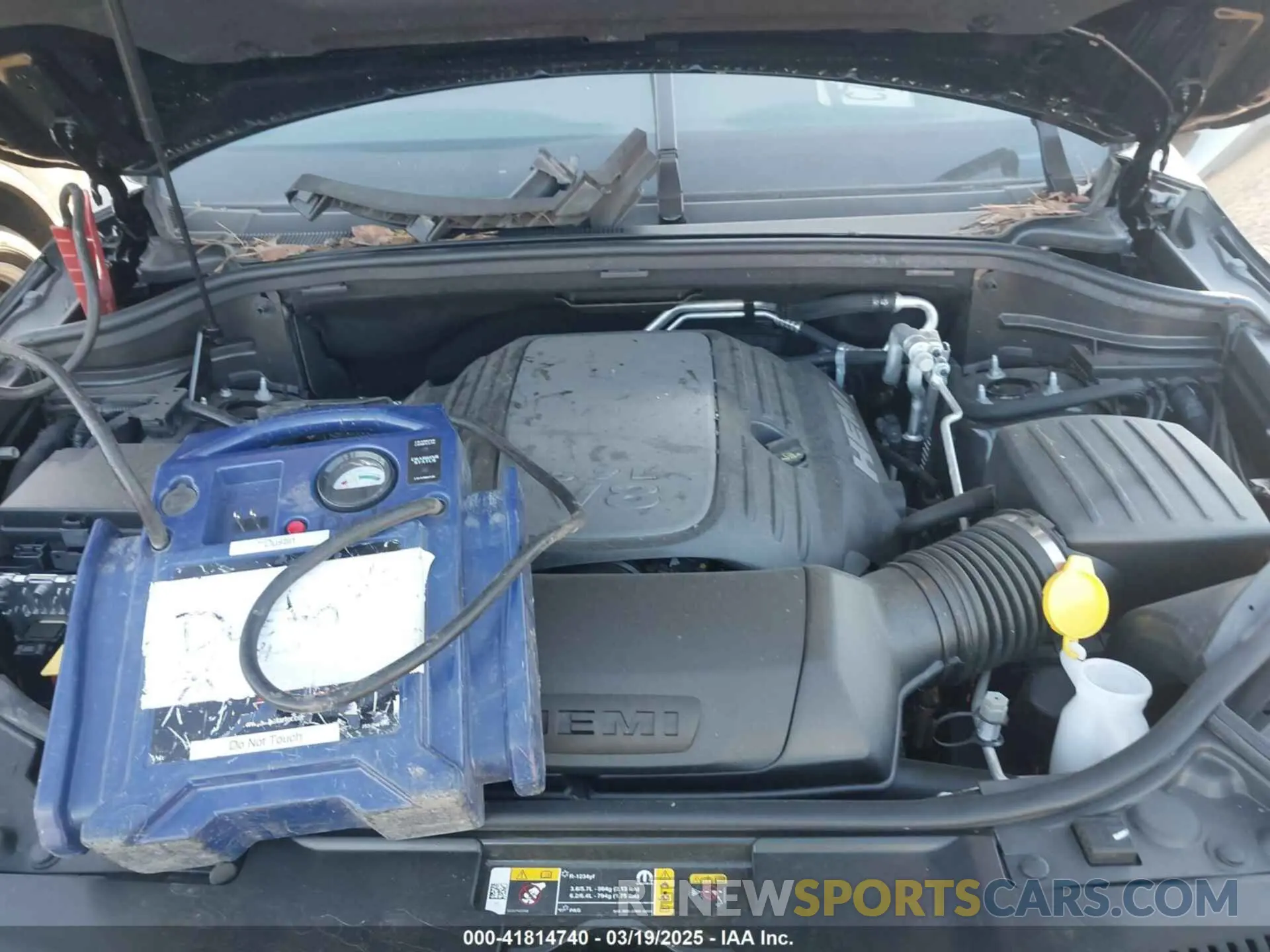 10 fotografías del automóvil dañado 1C4SDHCT6PC686023 DODGE DURANGO 2023