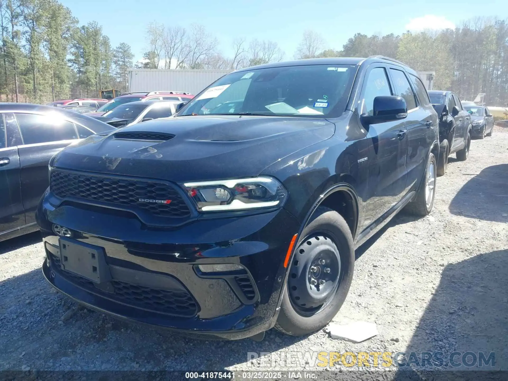2 fotografías del automóvil dañado 1C4SDHCT7PC553285 DODGE DURANGO 2023