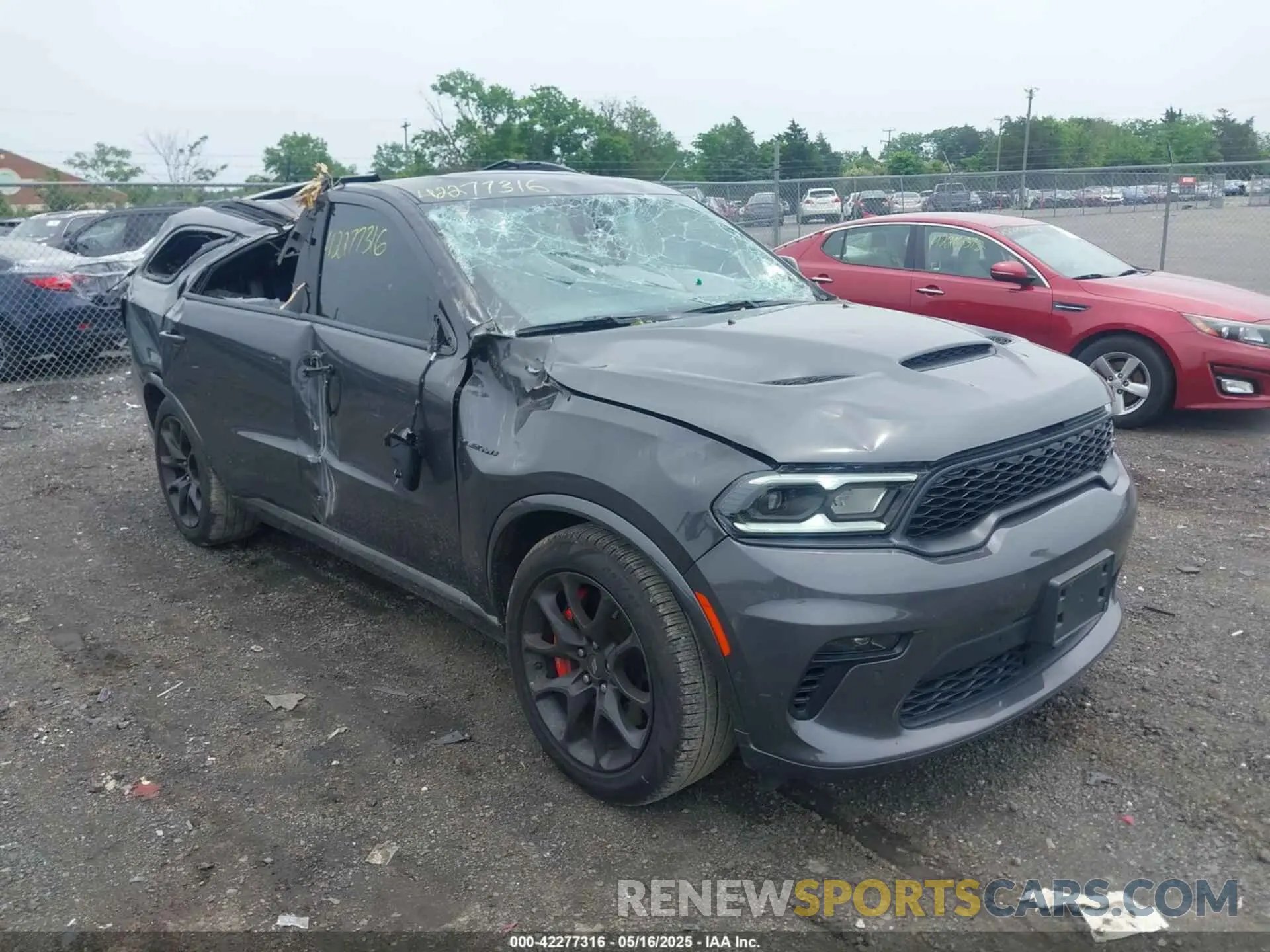 1 fotografías del automóvil dañado 1C4SDJCT0PC695209 DODGE DURANGO 2023