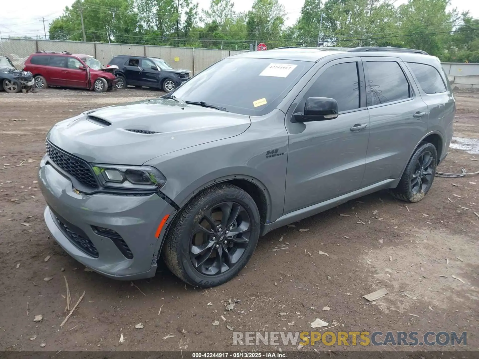2 fotografías del automóvil dañado 1C4SDJCT1PC582028 DODGE DURANGO 2023