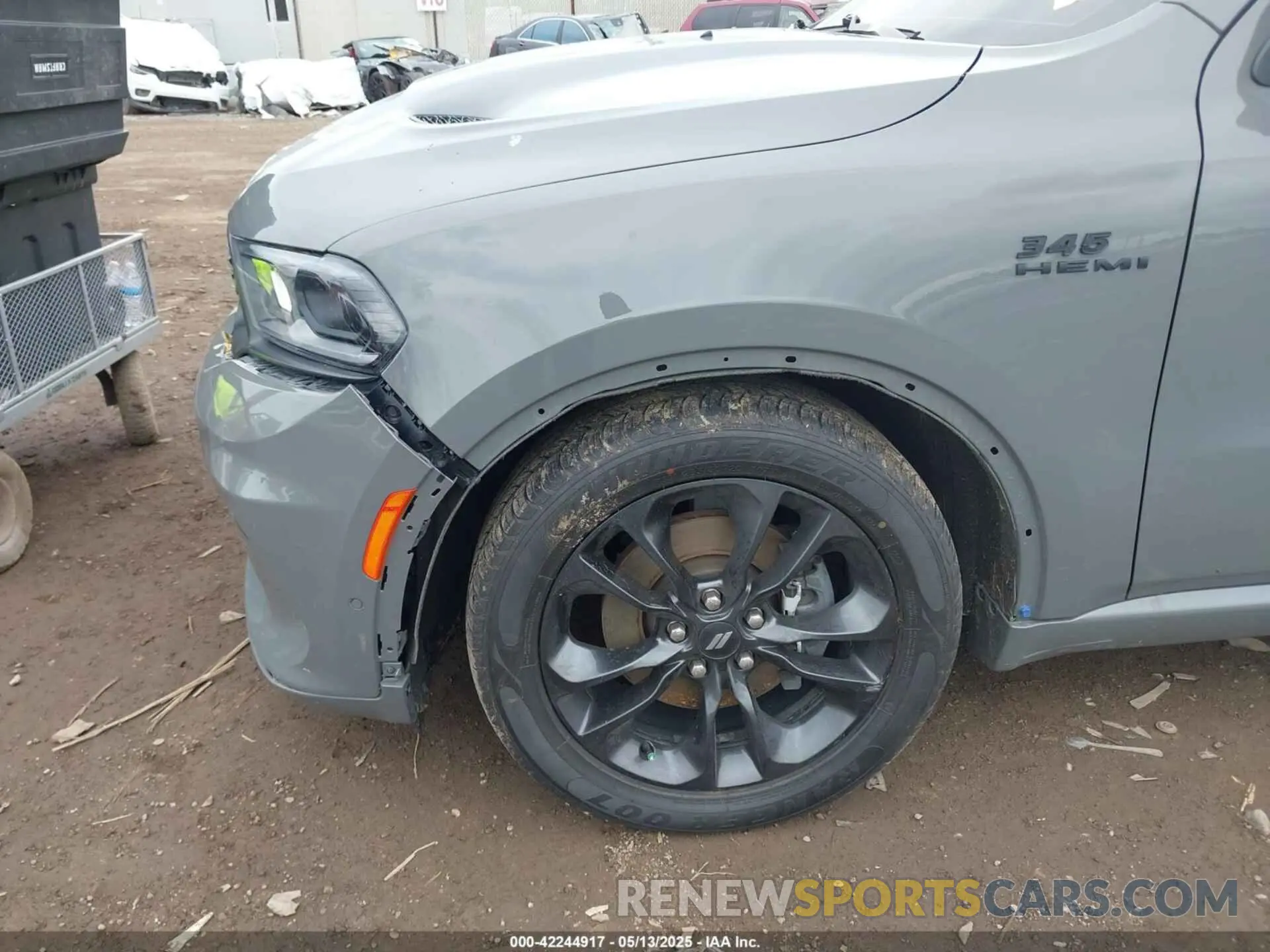 6 fotografías del automóvil dañado 1C4SDJCT1PC582028 DODGE DURANGO 2023