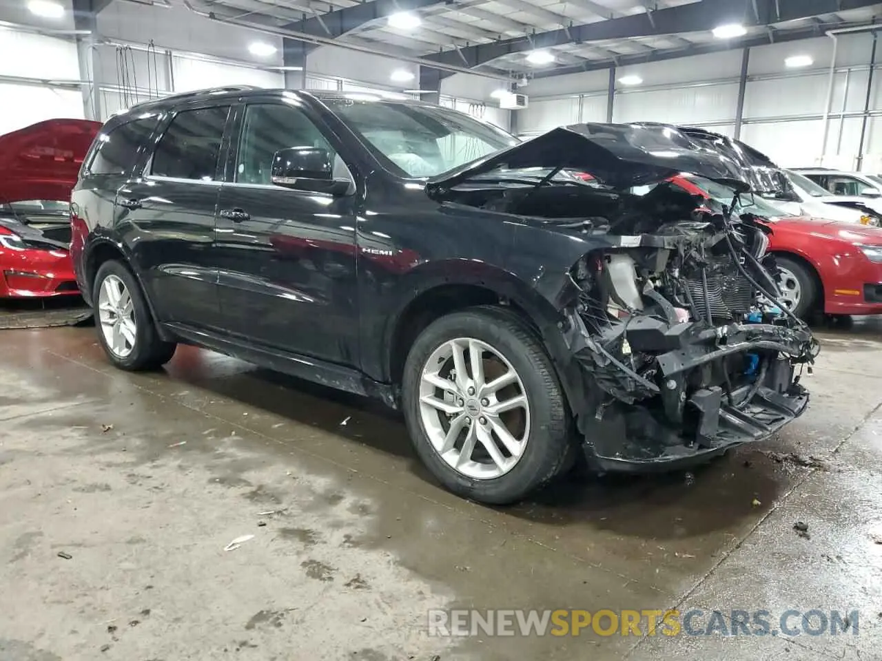 4 fotografías del automóvil dañado 1C4SDJCT2PC555842 DODGE DURANGO 2023