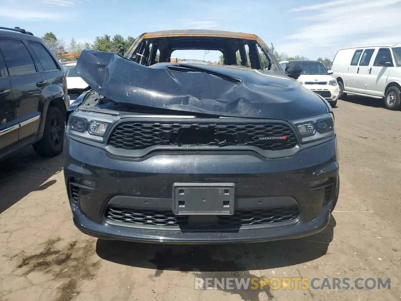 5 fotografías del automóvil dañado 1C4SDJCT3PC629656 DODGE DURANGO 2023