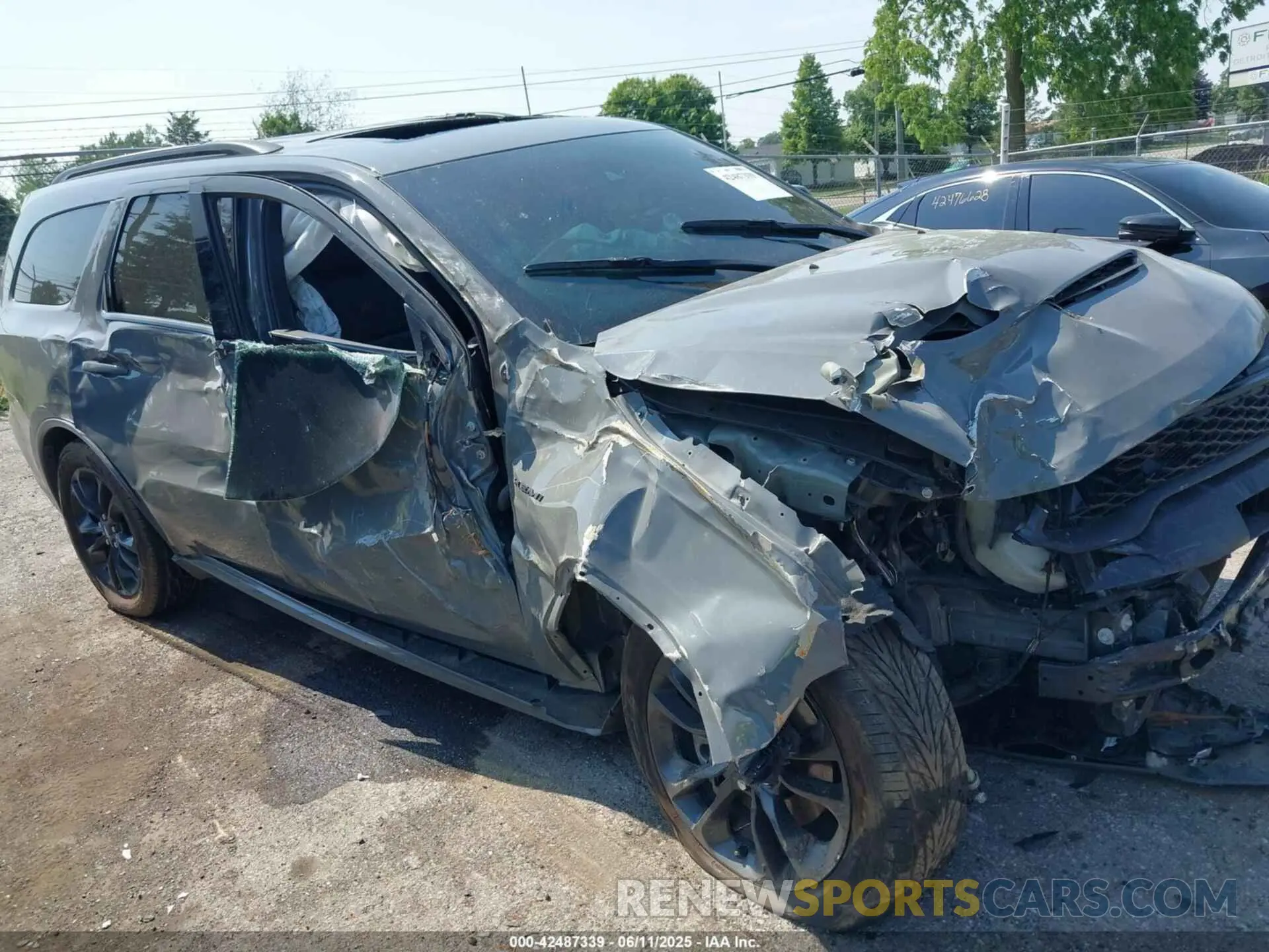 6 fotografías del automóvil dañado 1C4SDJCT5PC612616 DODGE DURANGO 2023