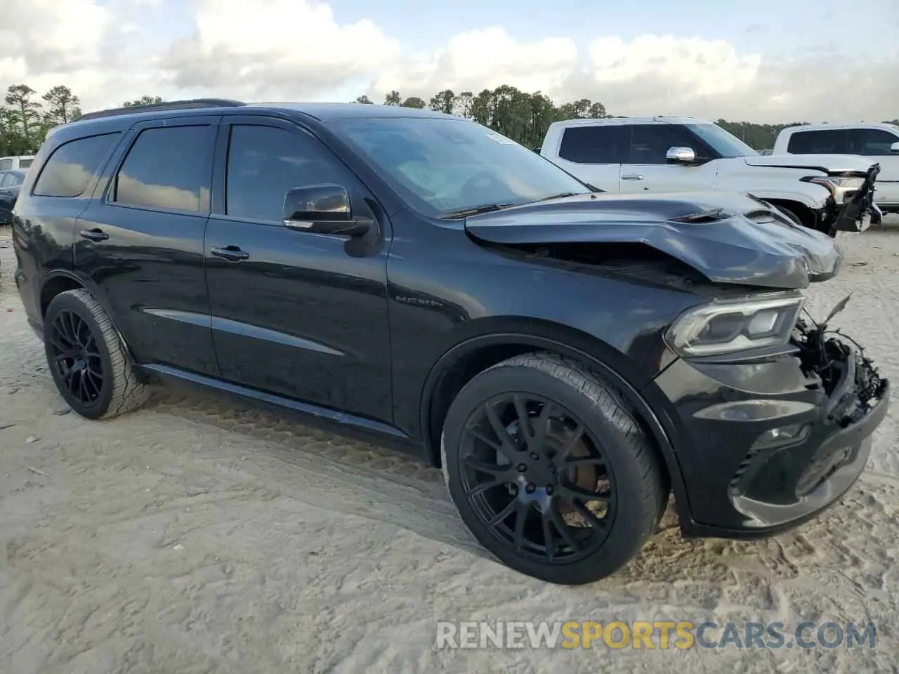 4 fotografías del automóvil dañado 1C4SDJCT5PC695772 DODGE DURANGO 2023