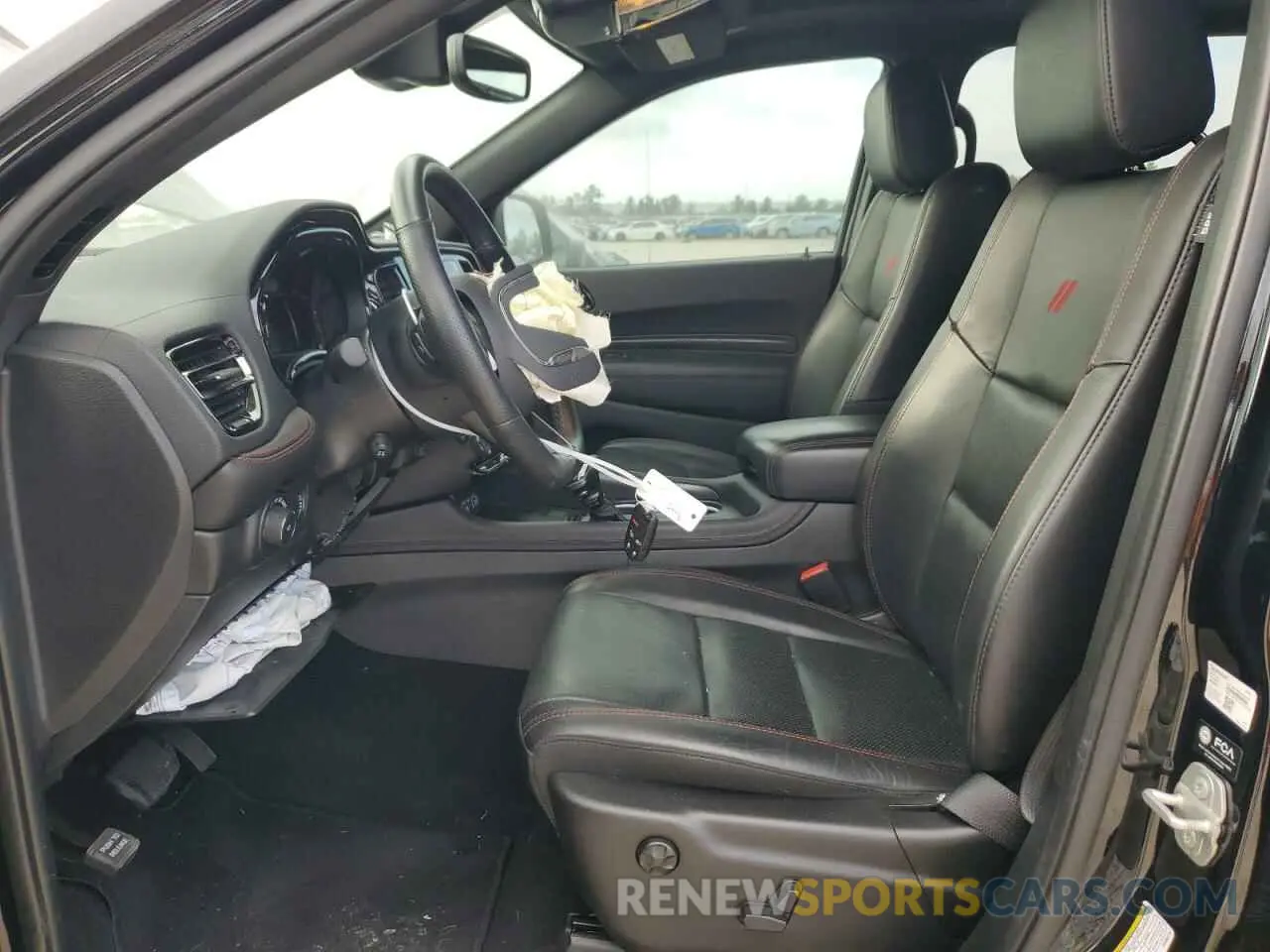 7 fotografías del automóvil dañado 1C4SDJCT5PC695772 DODGE DURANGO 2023