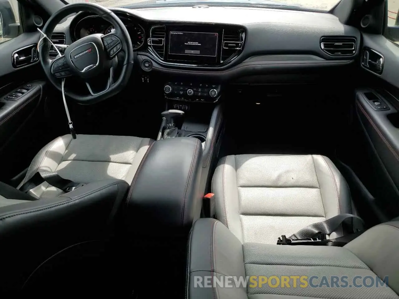 8 fotografías del automóvil dañado 1C4SDJCT6PC695571 DODGE DURANGO 2023