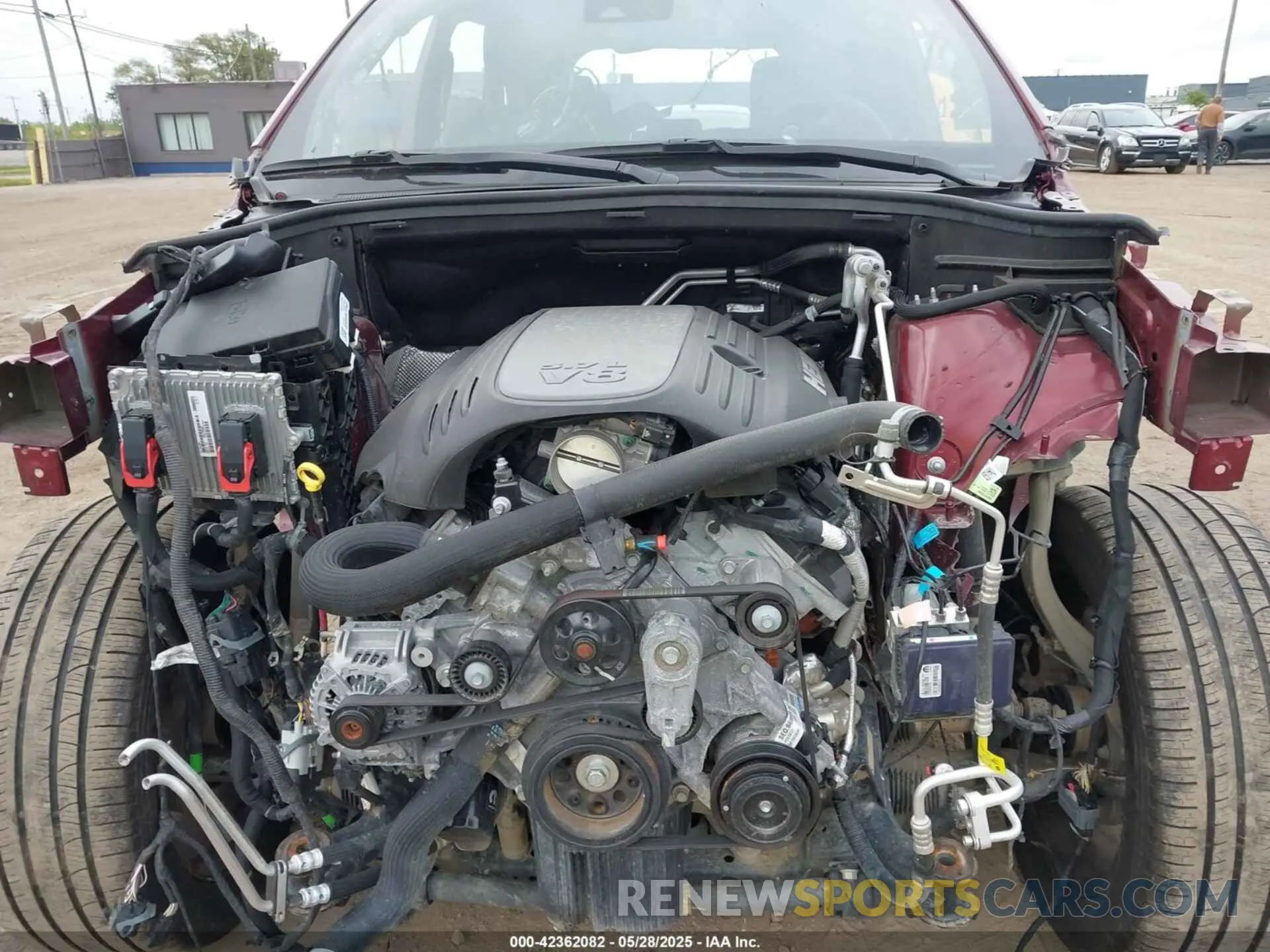 10 fotografías del automóvil dañado 1C4SDJCT9PC676027 DODGE DURANGO 2023