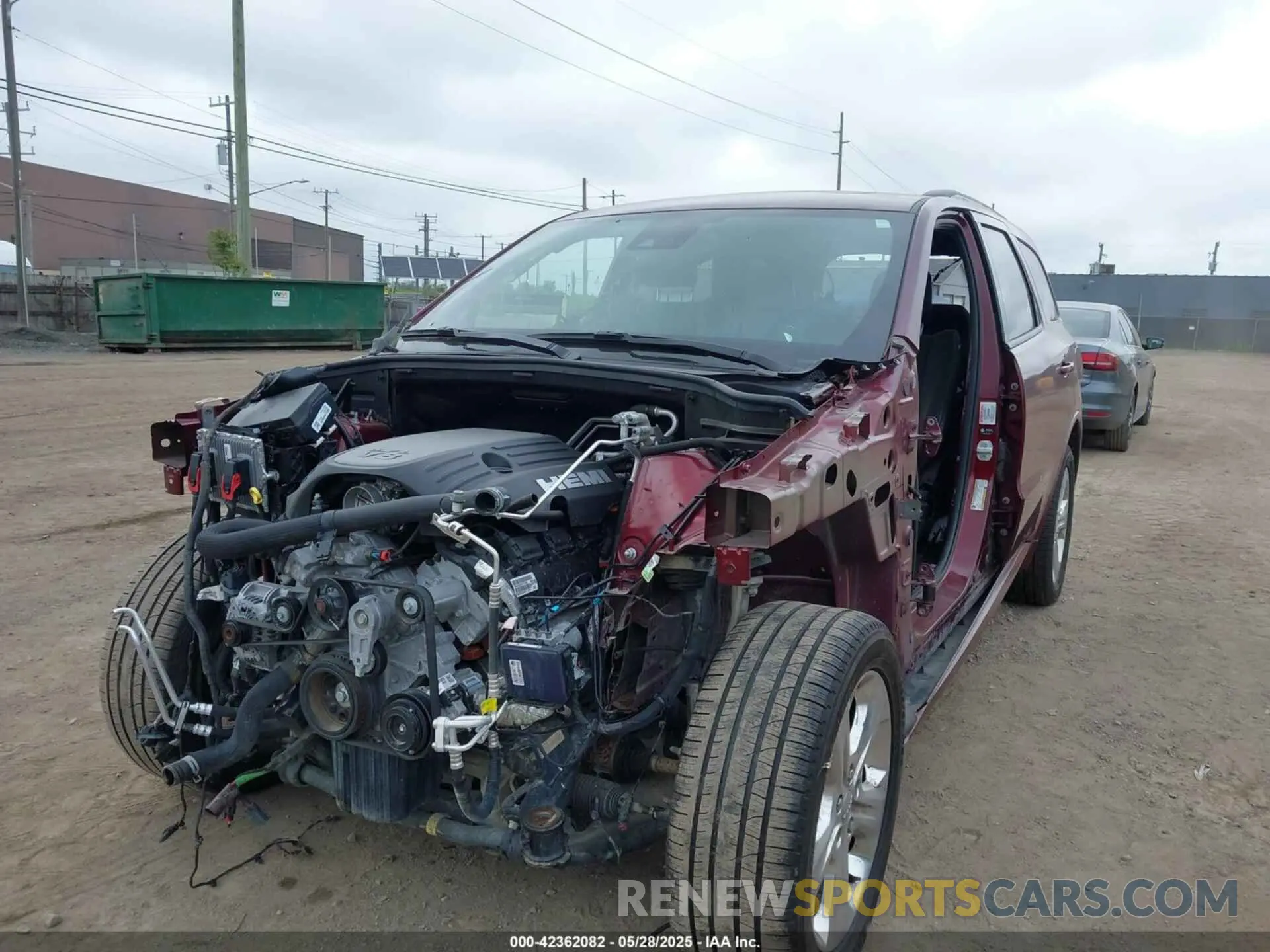 6 fotografías del automóvil dañado 1C4SDJCT9PC676027 DODGE DURANGO 2023
