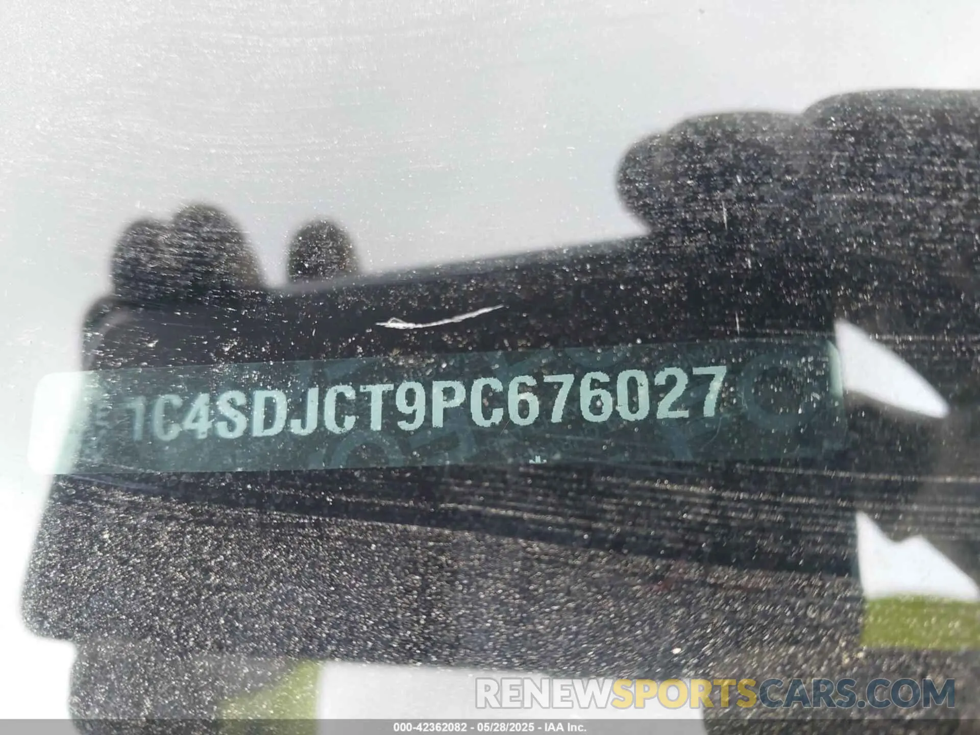 9 fotografías del automóvil dañado 1C4SDJCT9PC676027 DODGE DURANGO 2023