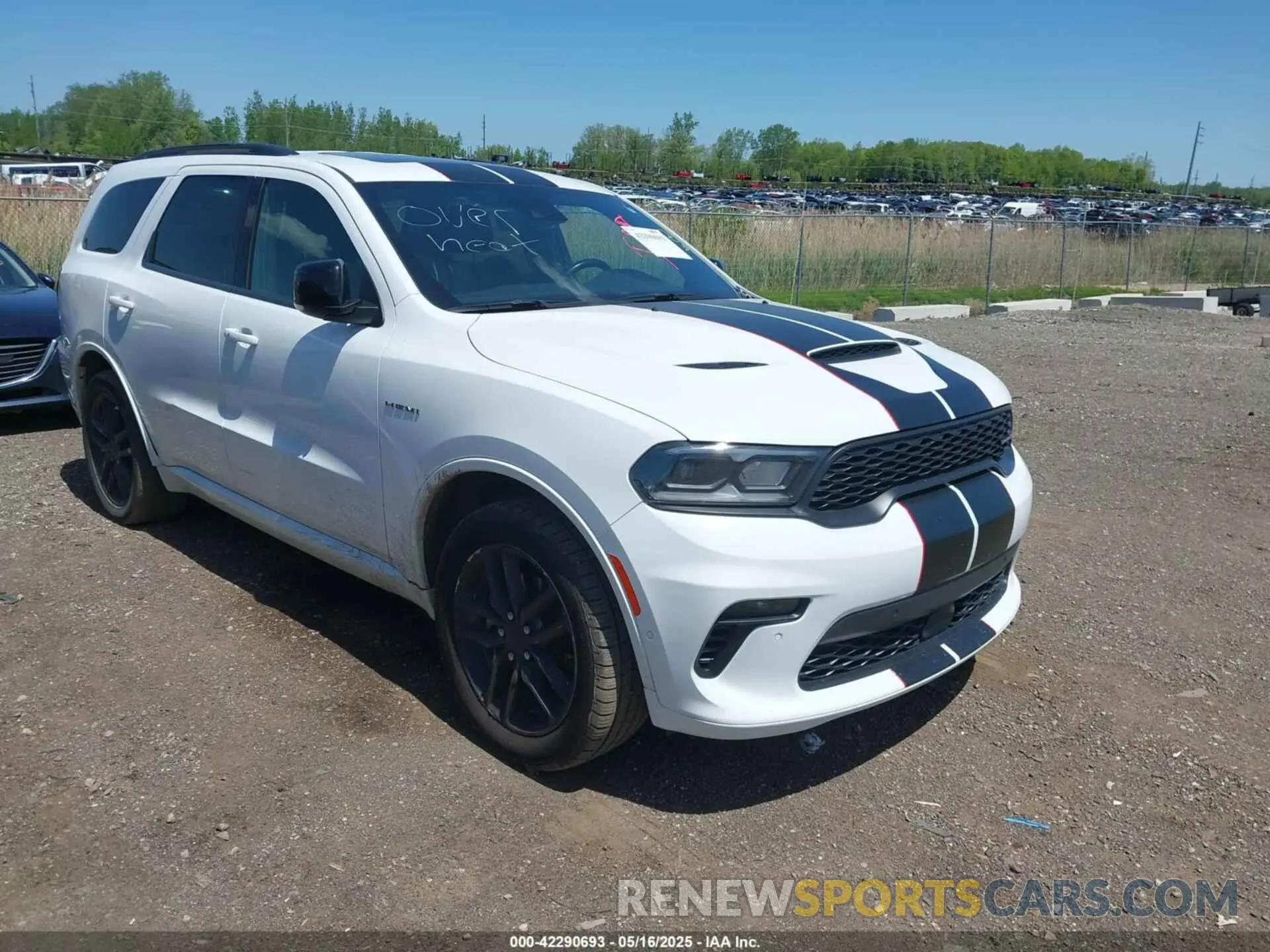 1 fotografías del automóvil dañado 1C4SDJCTXPC553725 DODGE DURANGO 2023