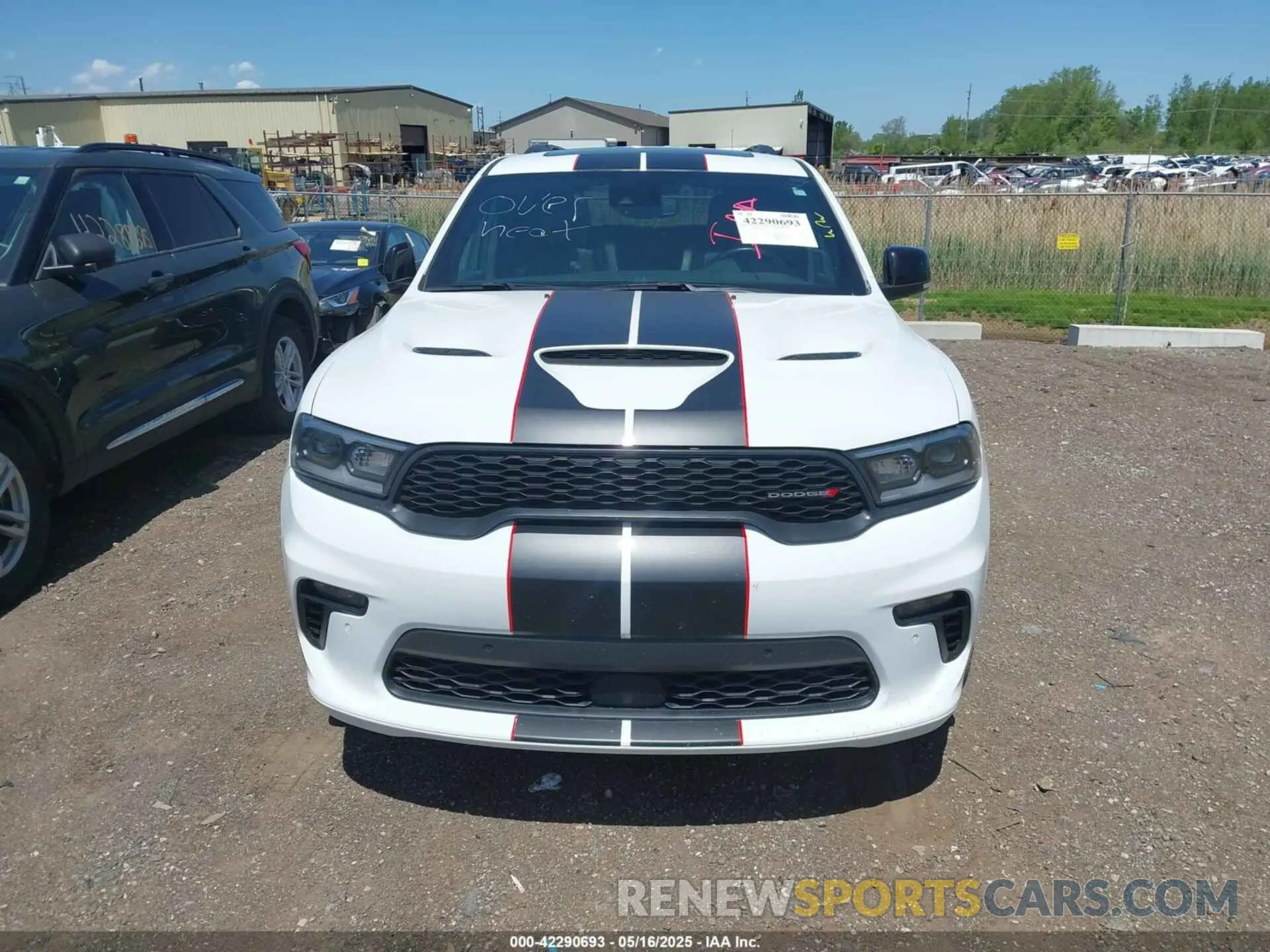 12 fotografías del automóvil dañado 1C4SDJCTXPC553725 DODGE DURANGO 2023