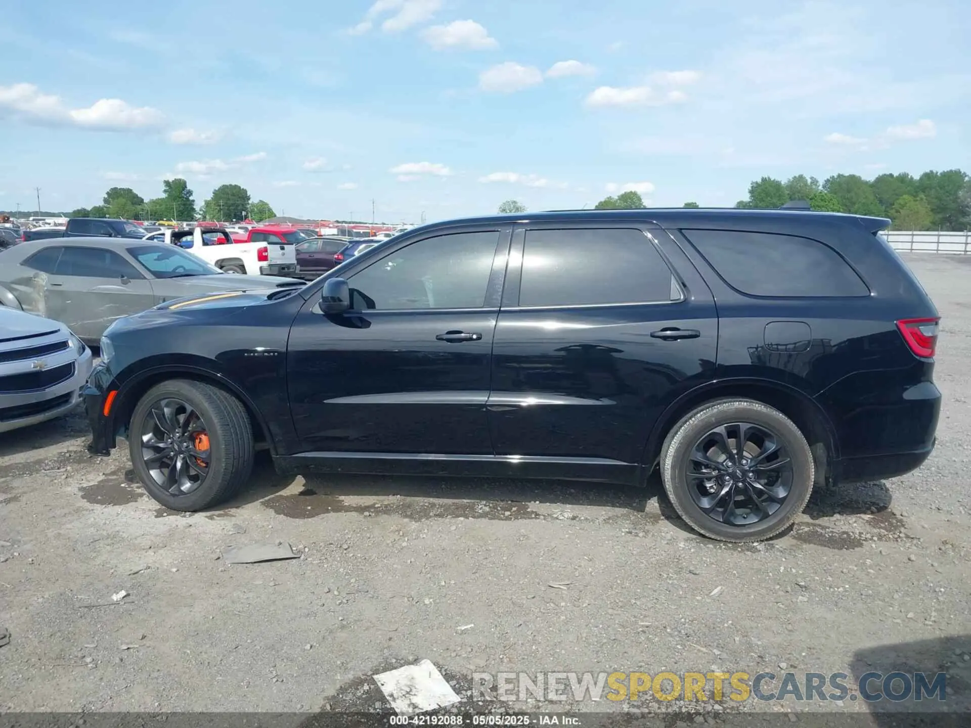 14 fotografías del automóvil dañado 1C4SDJCTXPC695055 DODGE DURANGO 2023