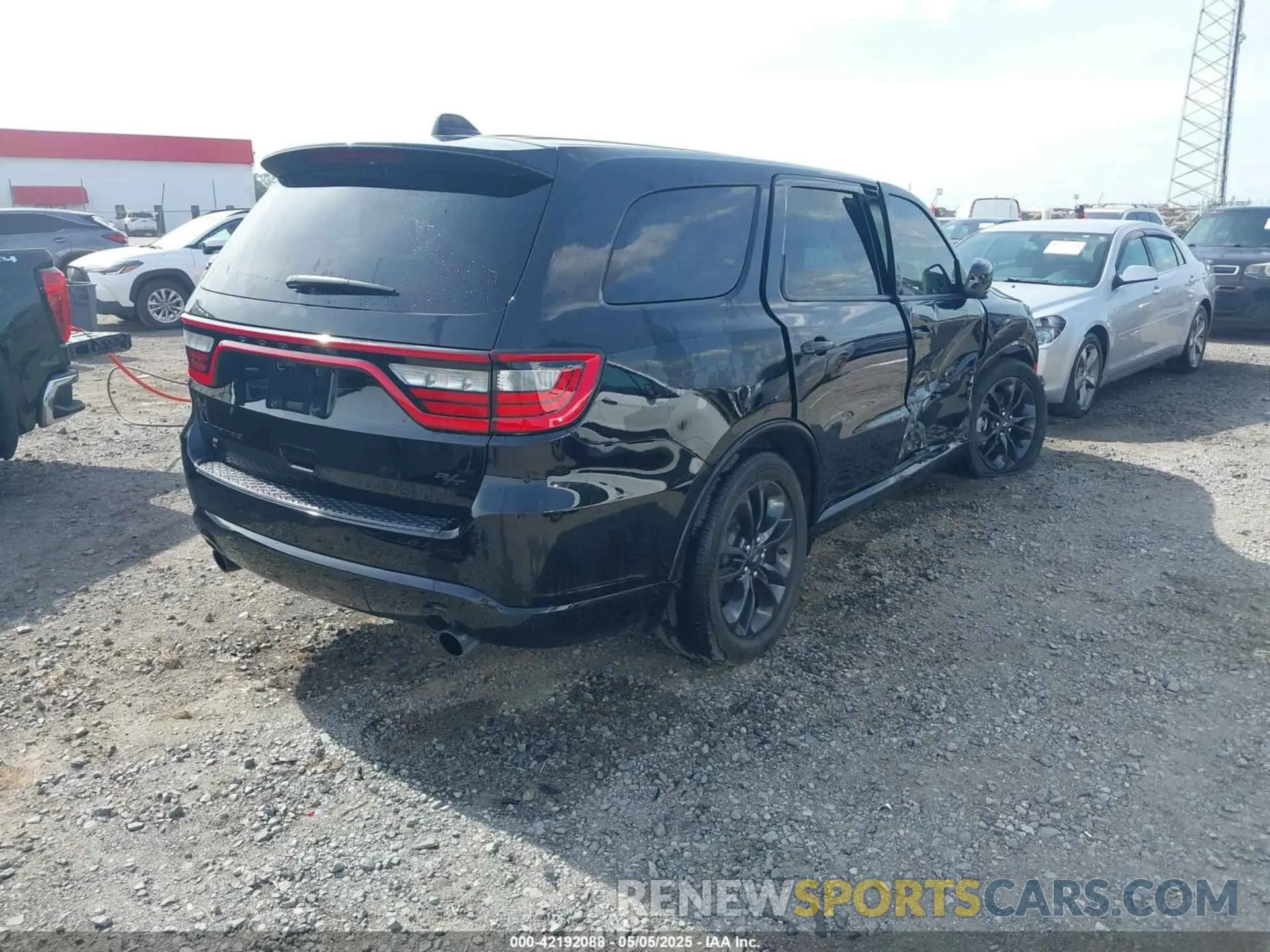 4 fotografías del automóvil dañado 1C4SDJCTXPC695055 DODGE DURANGO 2023