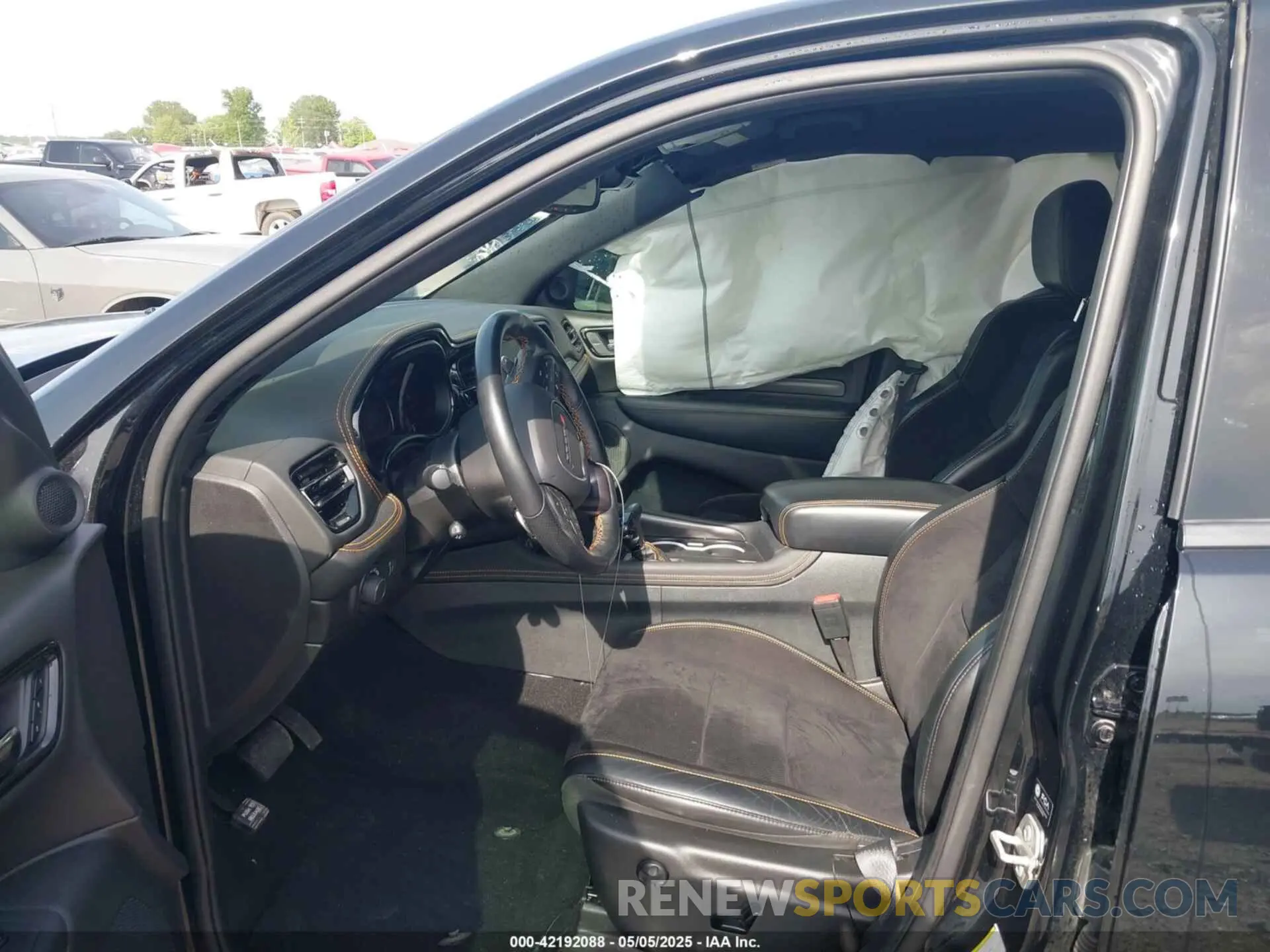5 fotografías del automóvil dañado 1C4SDJCTXPC695055 DODGE DURANGO 2023