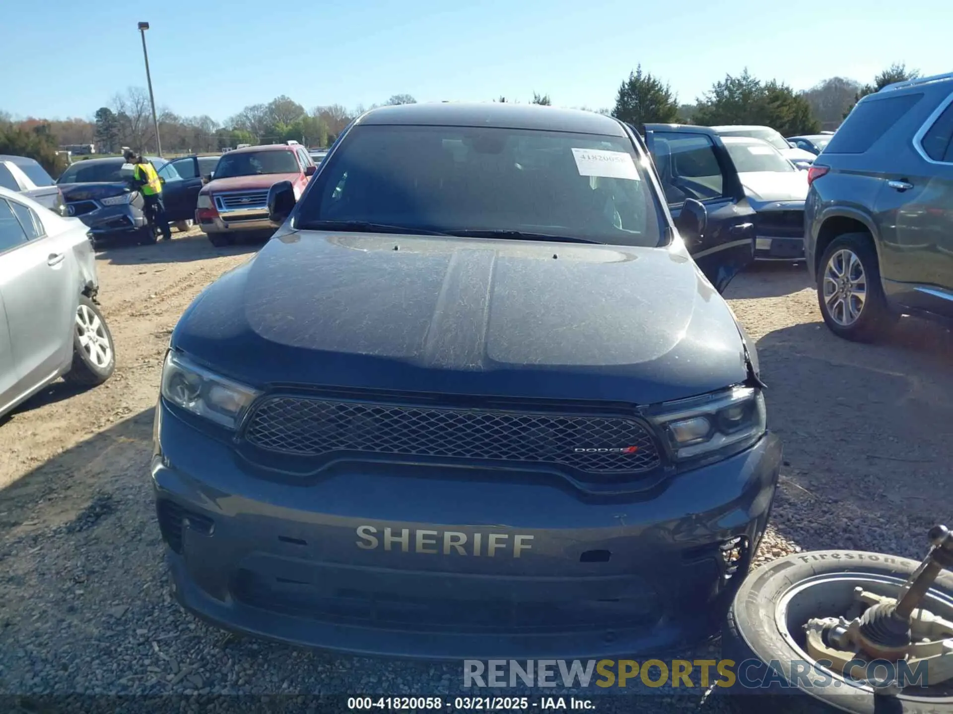 12 fotografías del automóvil dañado 1C4SDJFT0PC631411 DODGE DURANGO 2023
