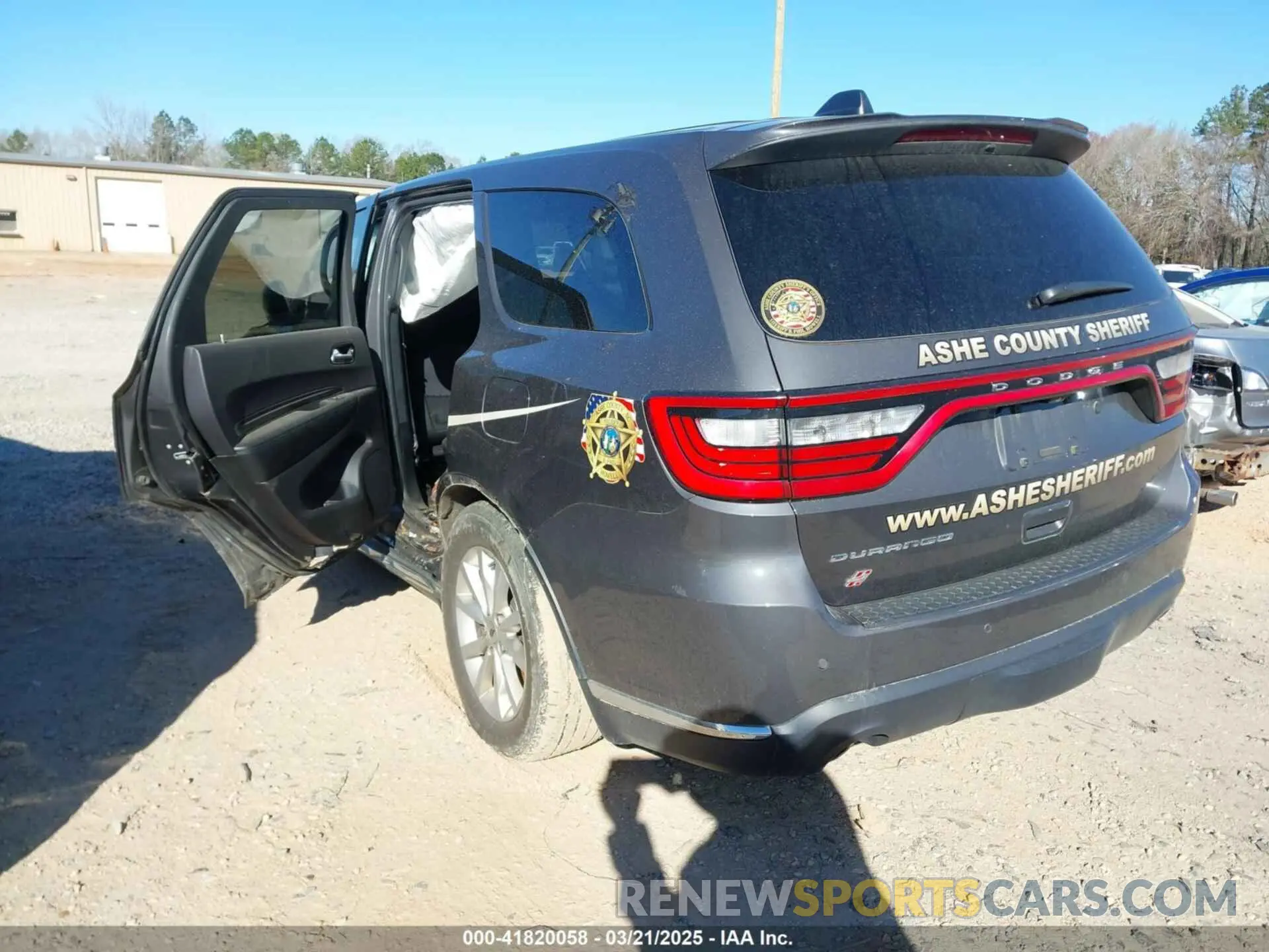 3 fotografías del automóvil dañado 1C4SDJFT0PC631411 DODGE DURANGO 2023