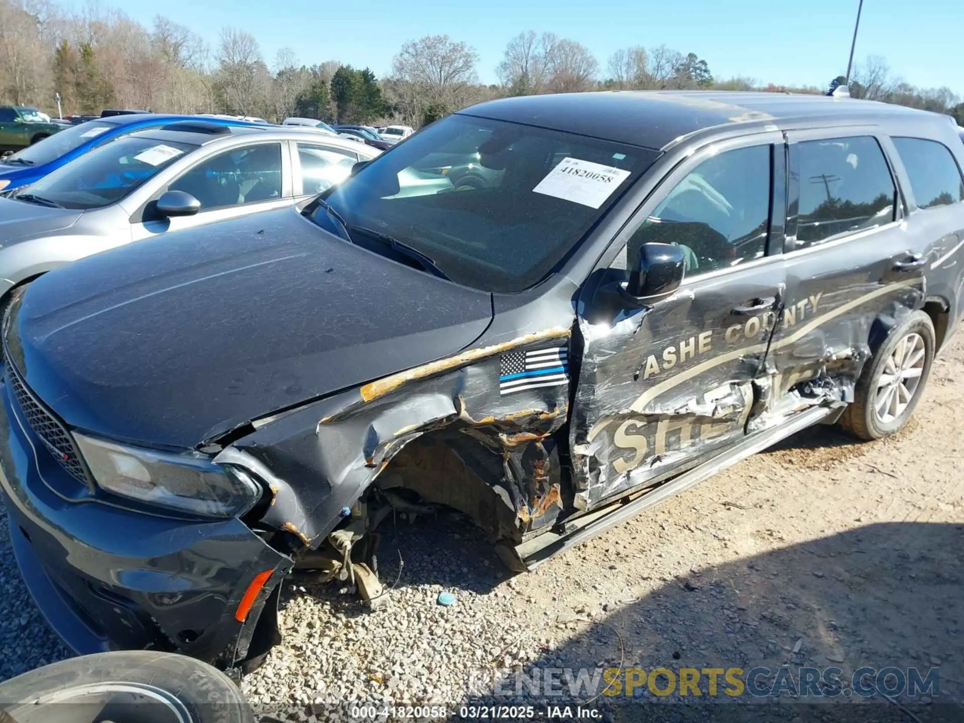 6 fotografías del automóvil dañado 1C4SDJFT0PC631411 DODGE DURANGO 2023
