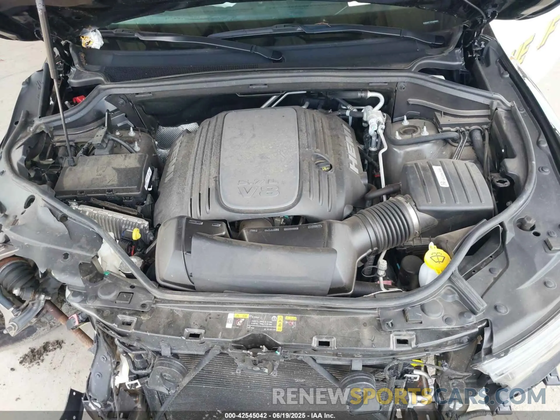 10 fotografías del automóvil dañado 1C4SDJFT1PC689883 DODGE DURANGO 2023