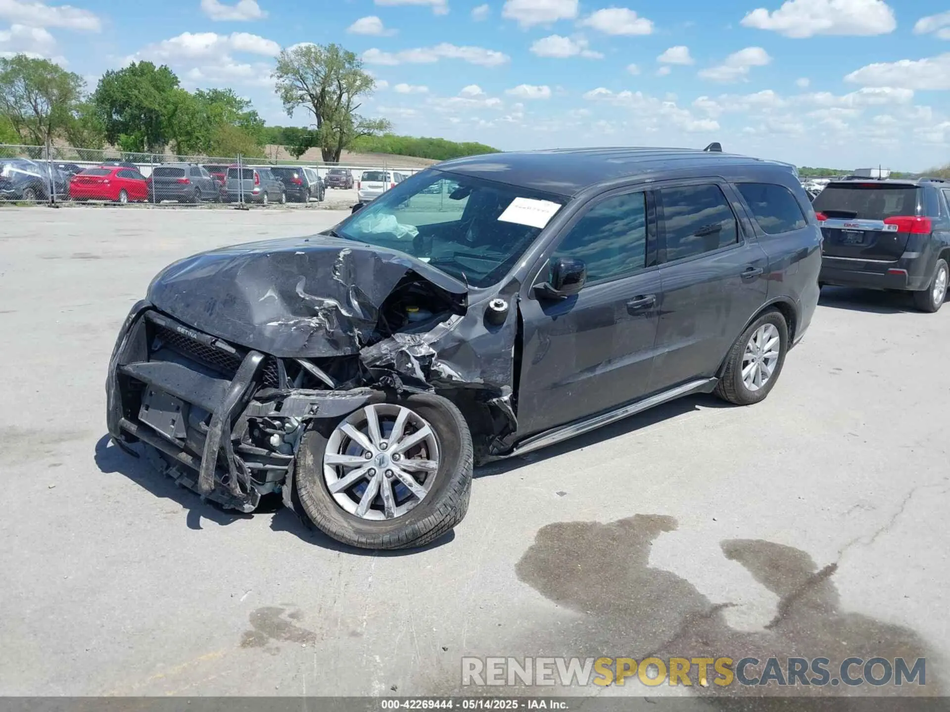 2 fotografías del automóvil dañado 1C4SDJFT7PC676233 DODGE DURANGO 2023