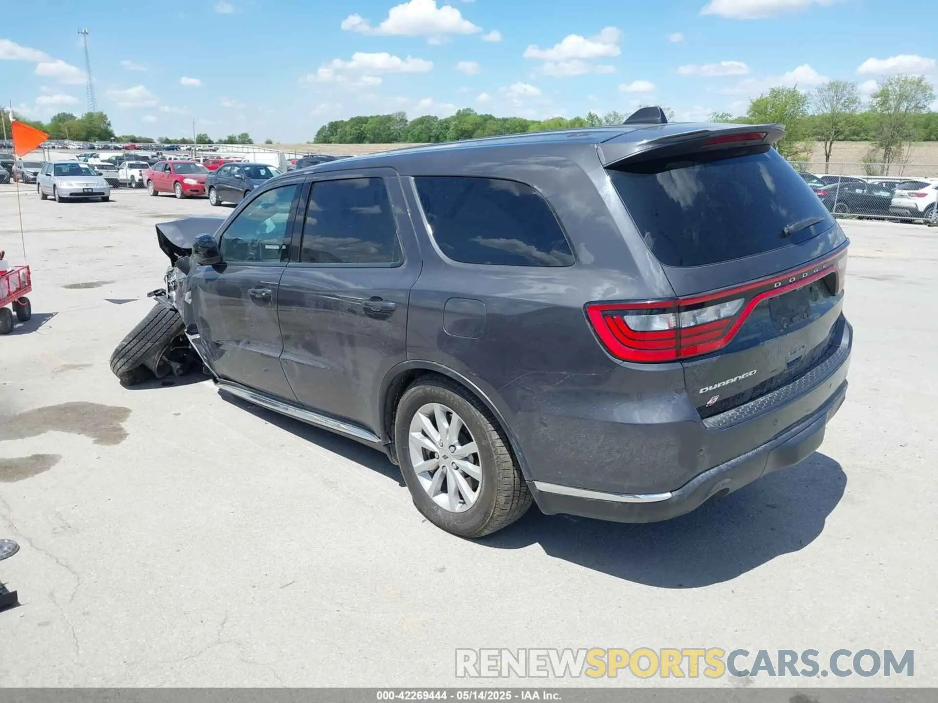 3 fotografías del automóvil dañado 1C4SDJFT7PC676233 DODGE DURANGO 2023