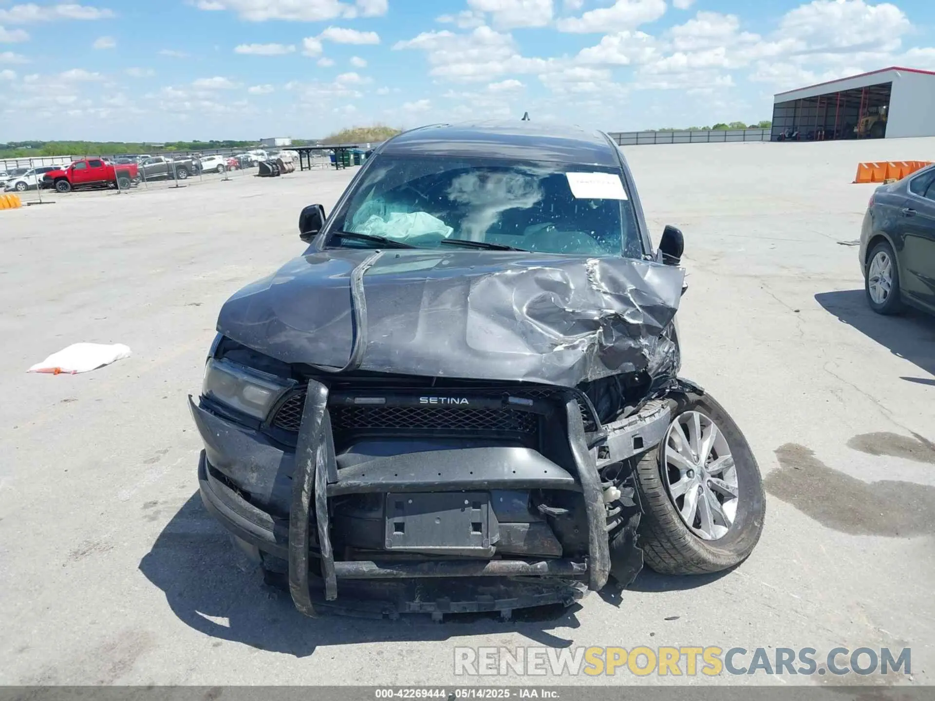 6 fotografías del automóvil dañado 1C4SDJFT7PC676233 DODGE DURANGO 2023