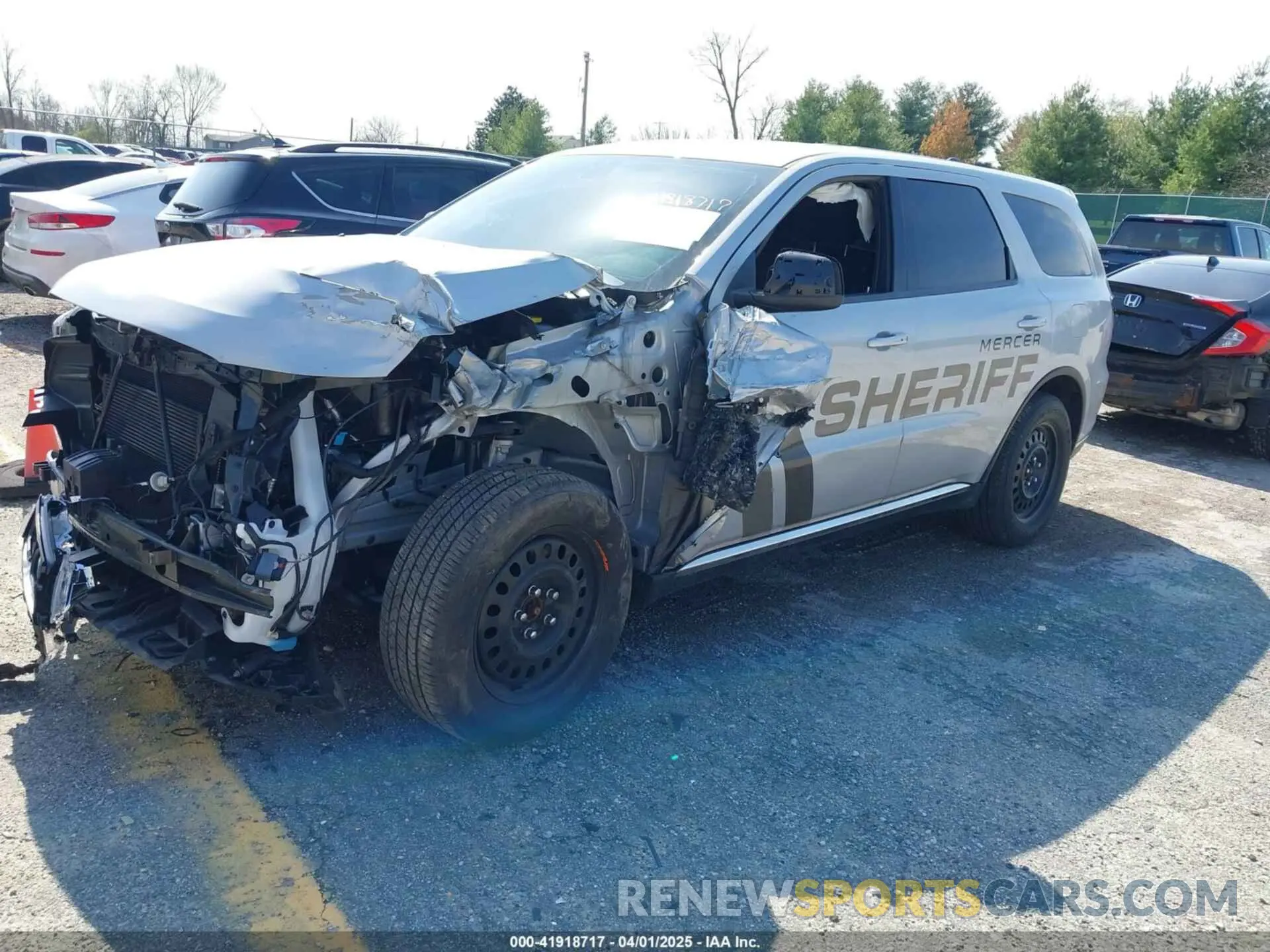 2 fotografías del automóvil dañado 1C4SDJFT9PC632122 DODGE DURANGO 2023