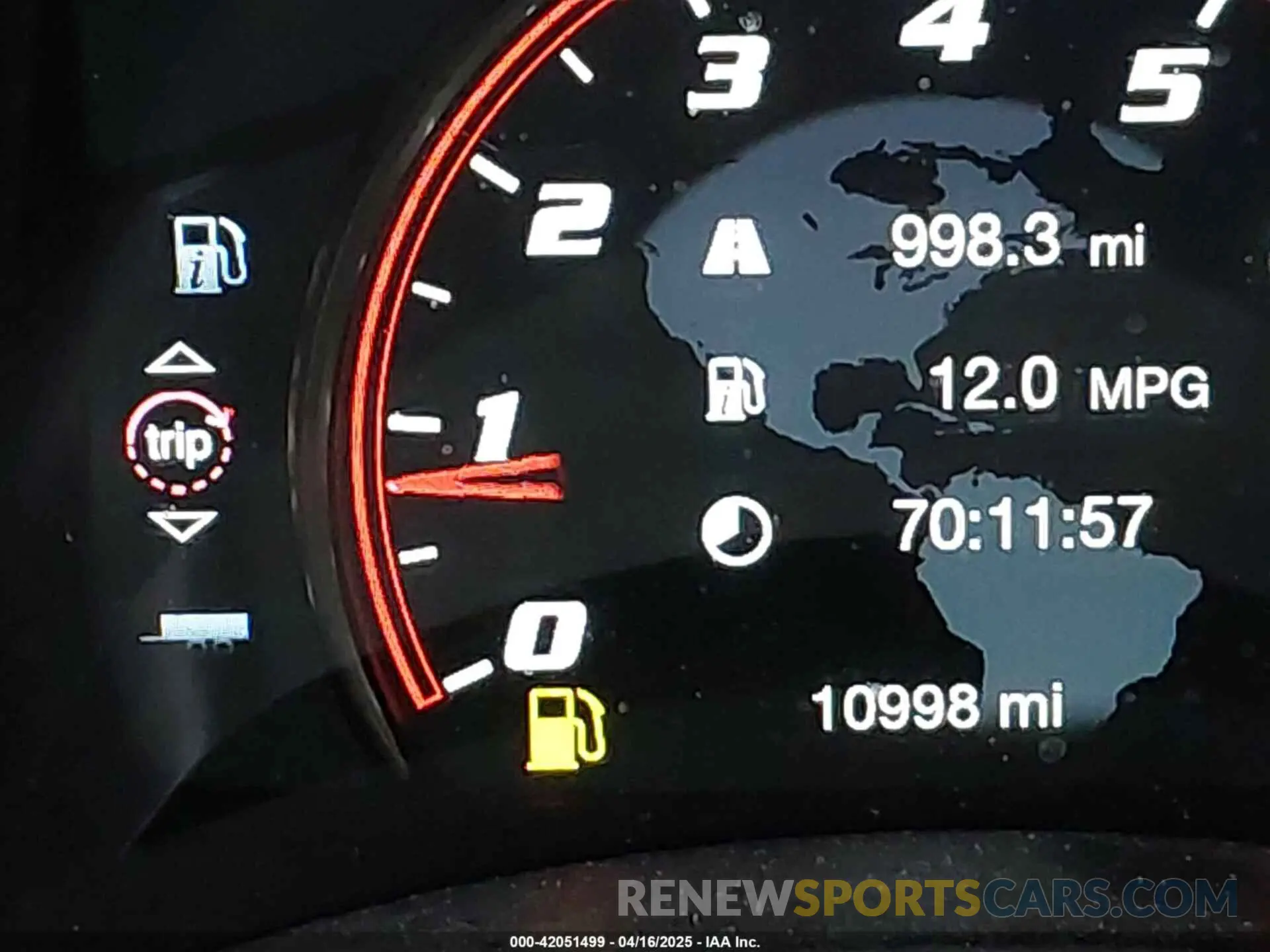 6 fotografías del automóvil dañado 1C4SDJGJ8PC715232 DODGE DURANGO 2023