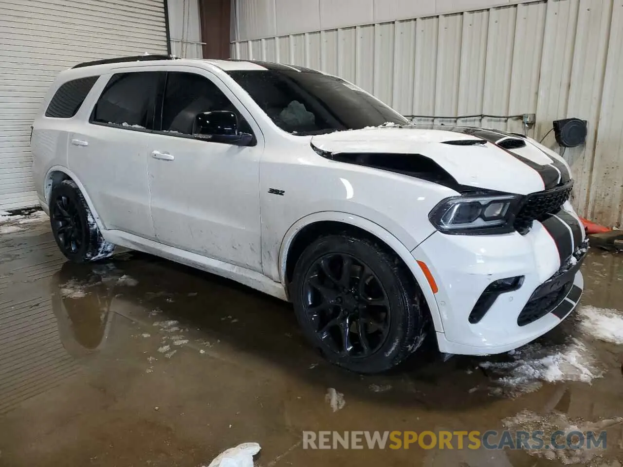 4 fotografías del automóvil dañado 1C4SDJGJ9PC585610 DODGE DURANGO 2023