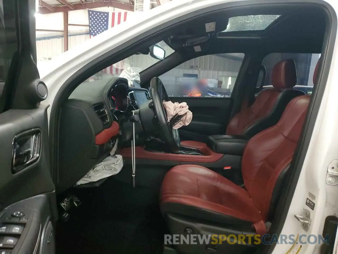 7 fotografías del automóvil dañado 1C4SDJGJ9PC585610 DODGE DURANGO 2023