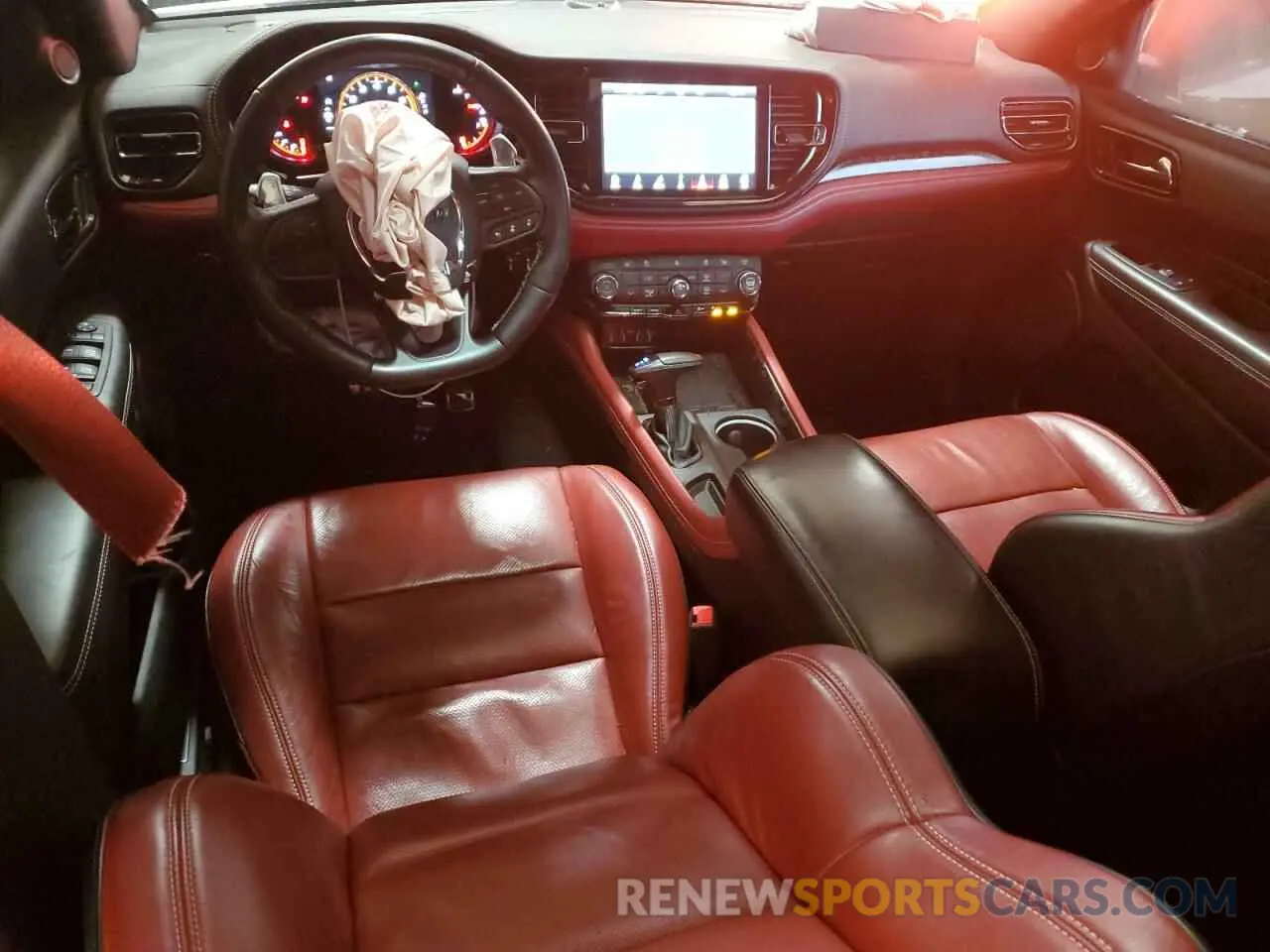 8 fotografías del automóvil dañado 1C4SDJGJ9PC585610 DODGE DURANGO 2023