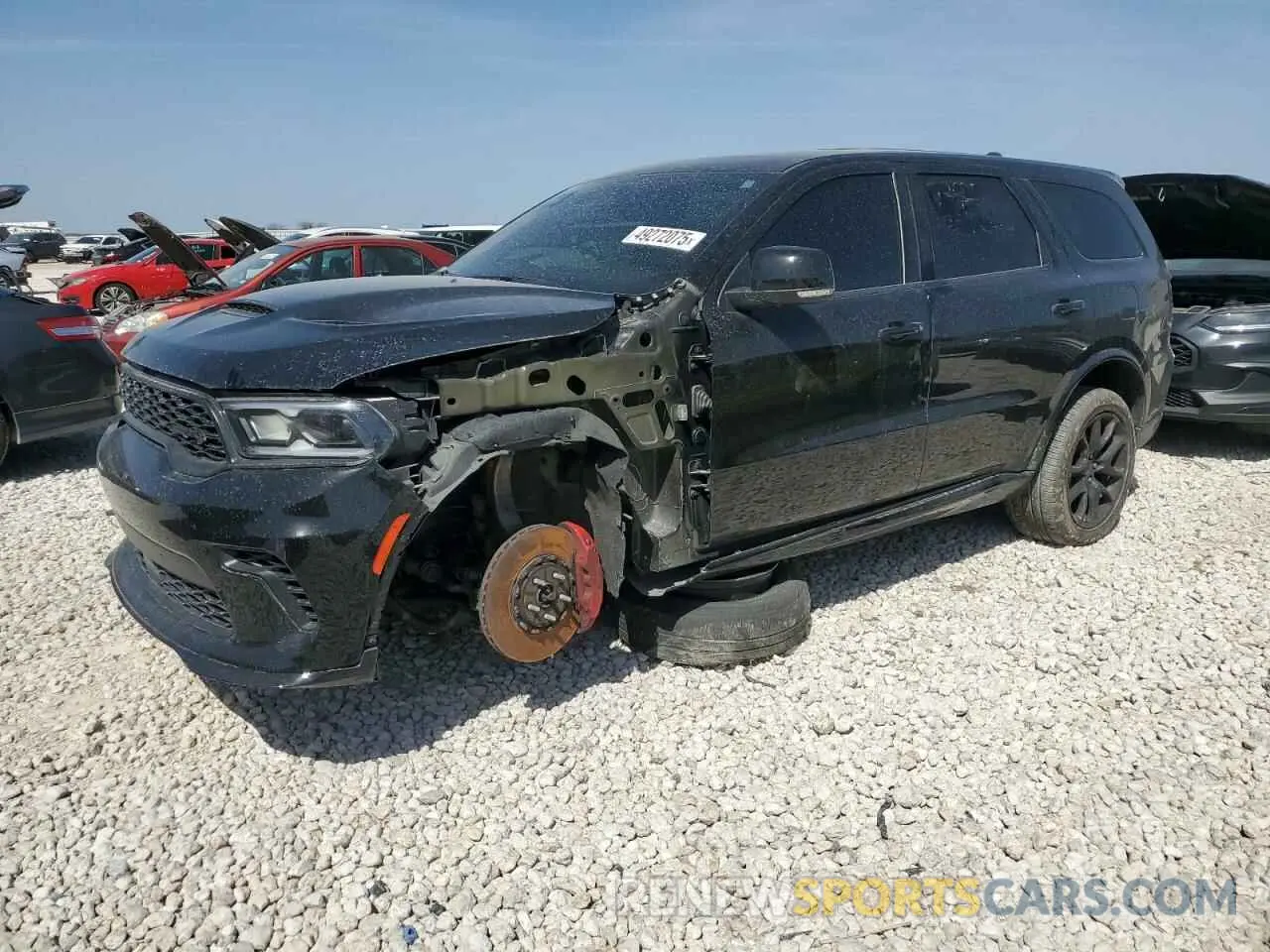 1 fotografías del automóvil dañado 1C4SDJH95PC689550 DODGE DURANGO 2023