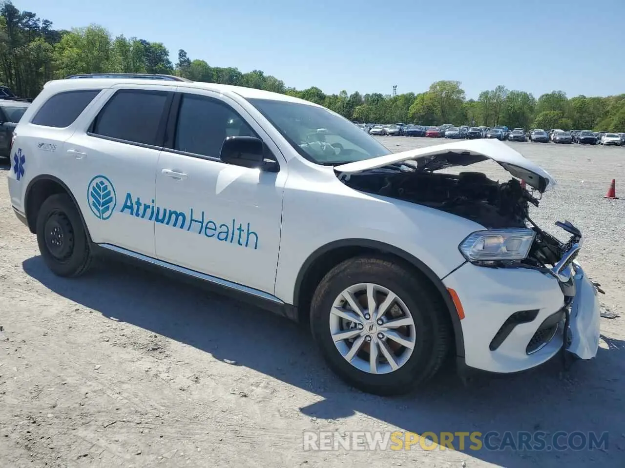 4 fotografías del automóvil dañado 1C4RDHAG6RC207025 DODGE DURANGO 2024