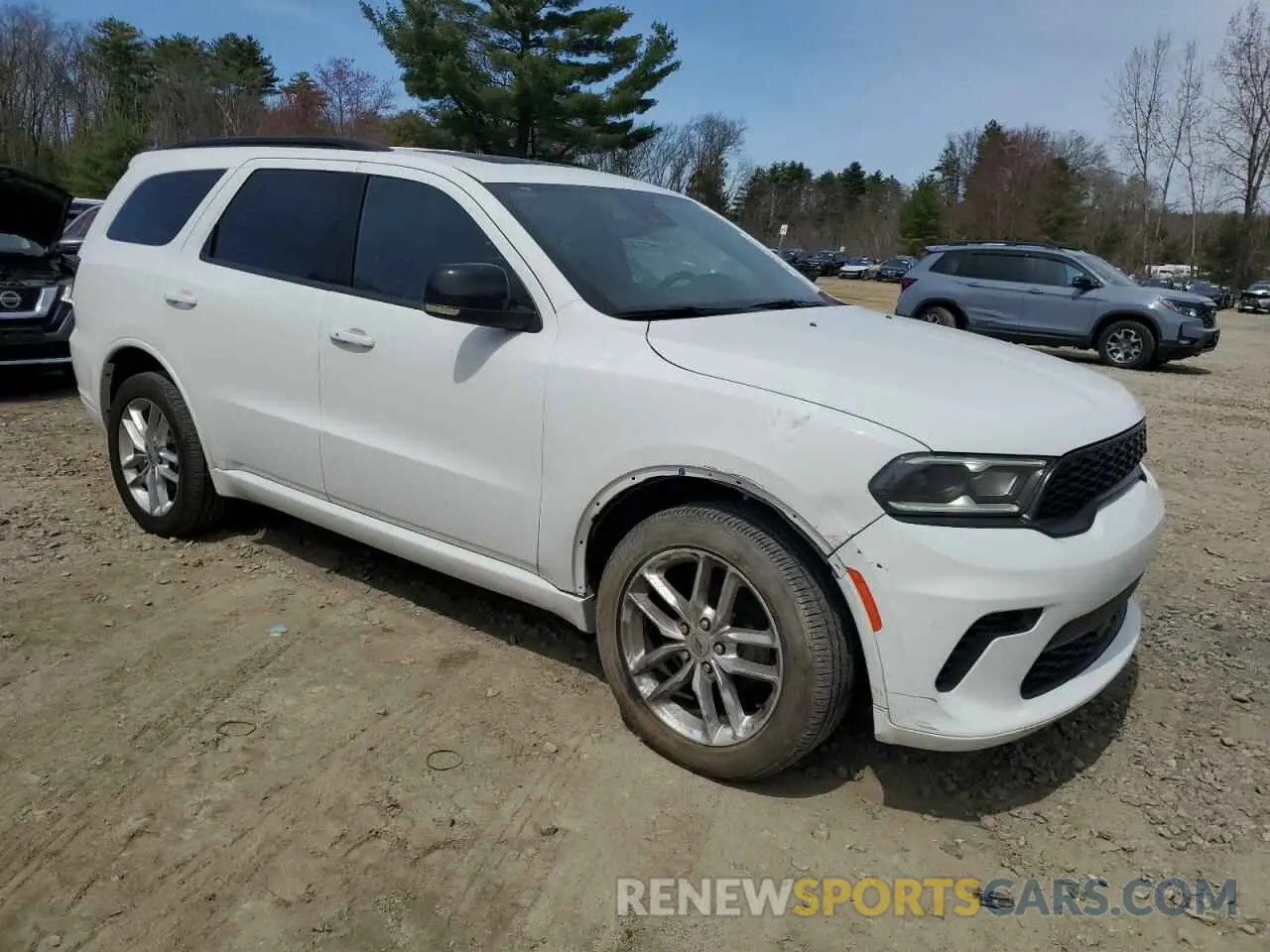 4 fotografías del automóvil dañado 1C4RDJDG2RC157212 DODGE DURANGO 2024