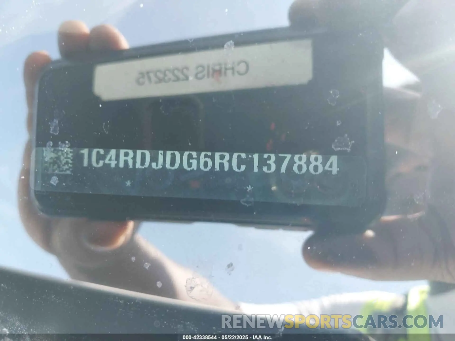 9 fotografías del automóvil dañado 1C4RDJDG6RC137884 DODGE DURANGO 2024