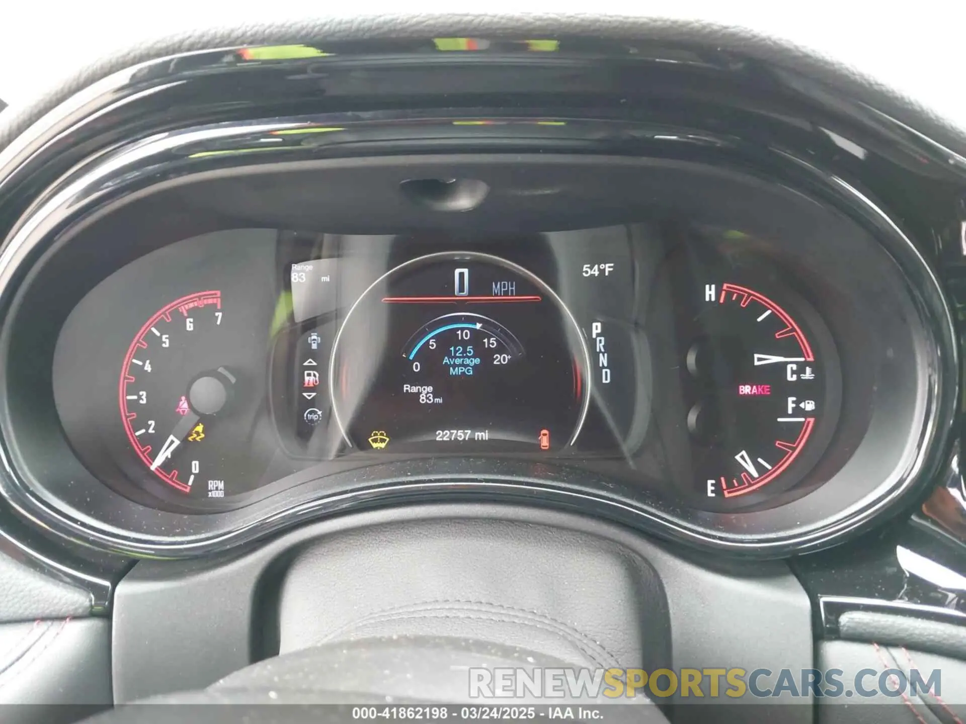 7 fotografías del automóvil dañado 1C4SDJCT5RC143997 DODGE DURANGO 2024