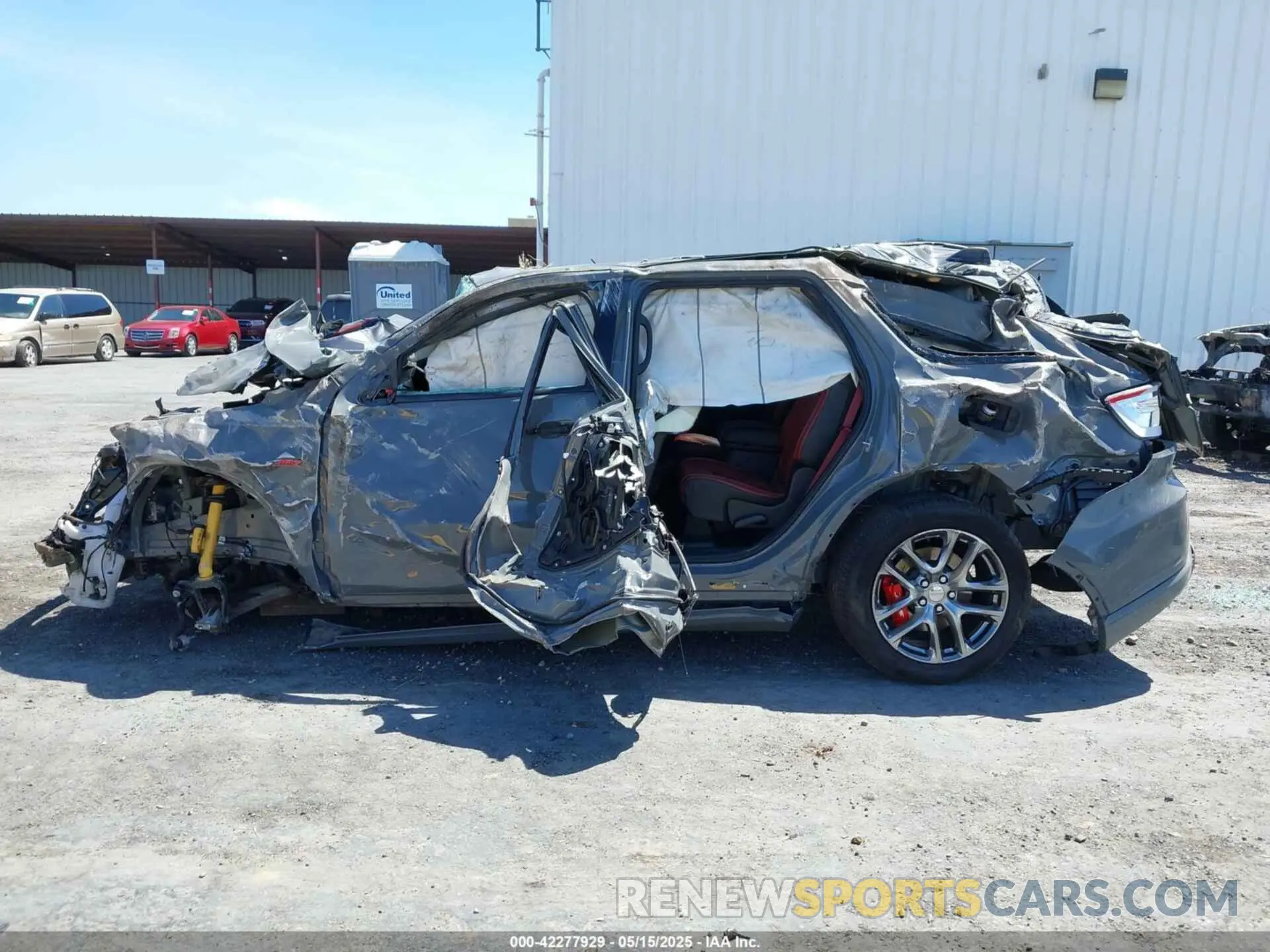 14 fotografías del automóvil dañado 1C4SDJGJ7RC153536 DODGE DURANGO 2024