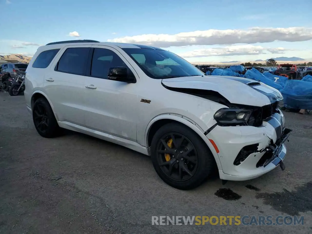 4 fotografías del automóvil dañado 1C4SDJGJ9RC221643 DODGE DURANGO 2024