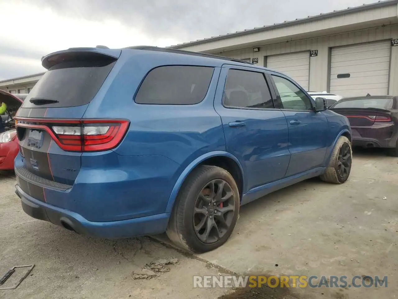 3 fotografías del automóvil dañado 1C4SDJGJXRC175742 DODGE DURANGO 2024