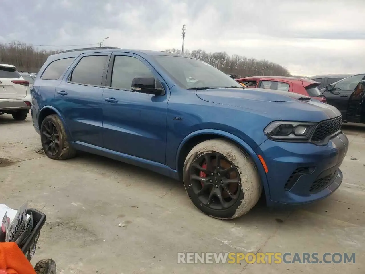 4 fotografías del automóvil dañado 1C4SDJGJXRC175742 DODGE DURANGO 2024
