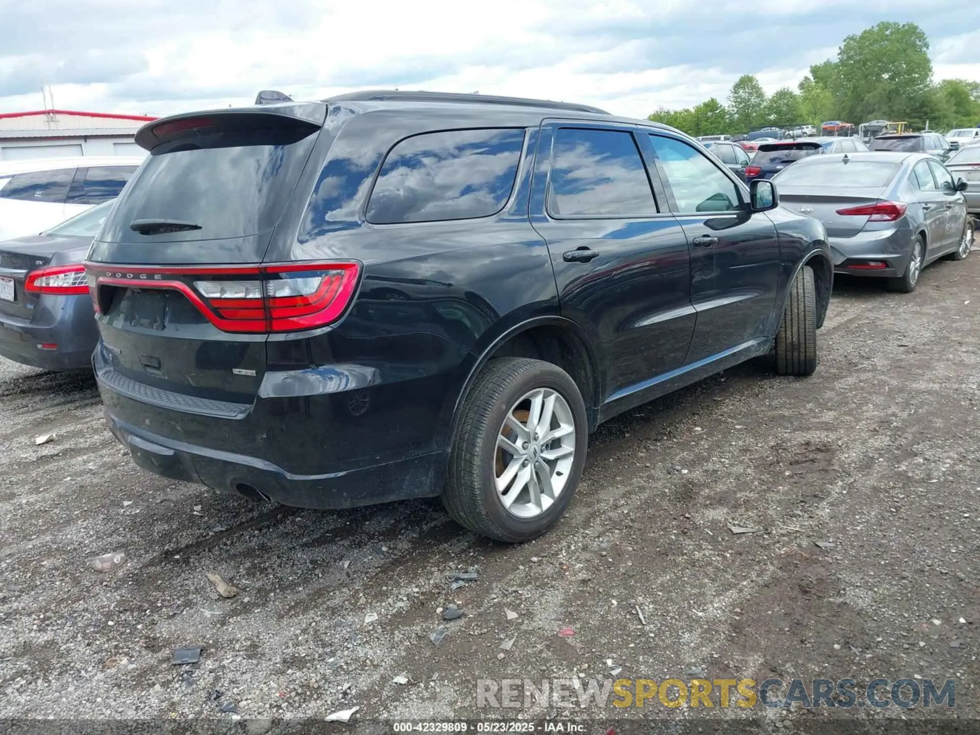 4 fotografías del automóvil dañado 1C4RDJDG1SC517771 DODGE DURANGO 2025