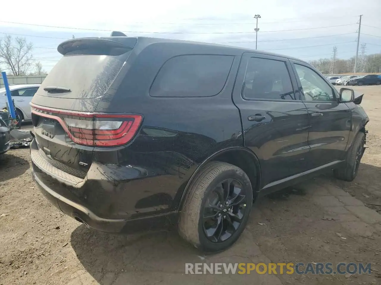 3 fotografías del automóvil dañado 1C4RDJDG1SC533873 DODGE DURANGO 2025
