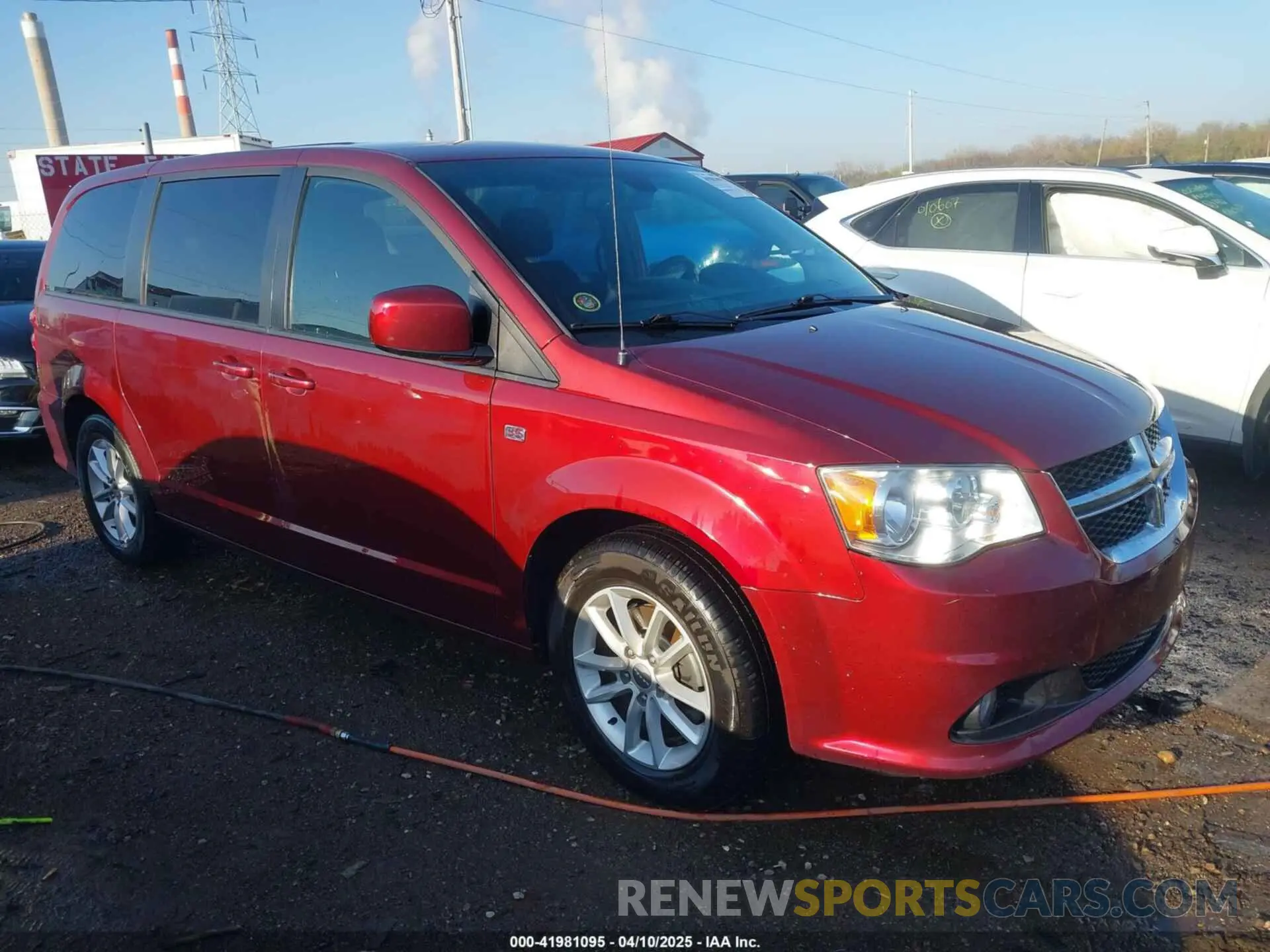 1 fotografías del automóvil dañado 2C4RDGBG1KR803438 DODGE GRAND CARAVAN 2019