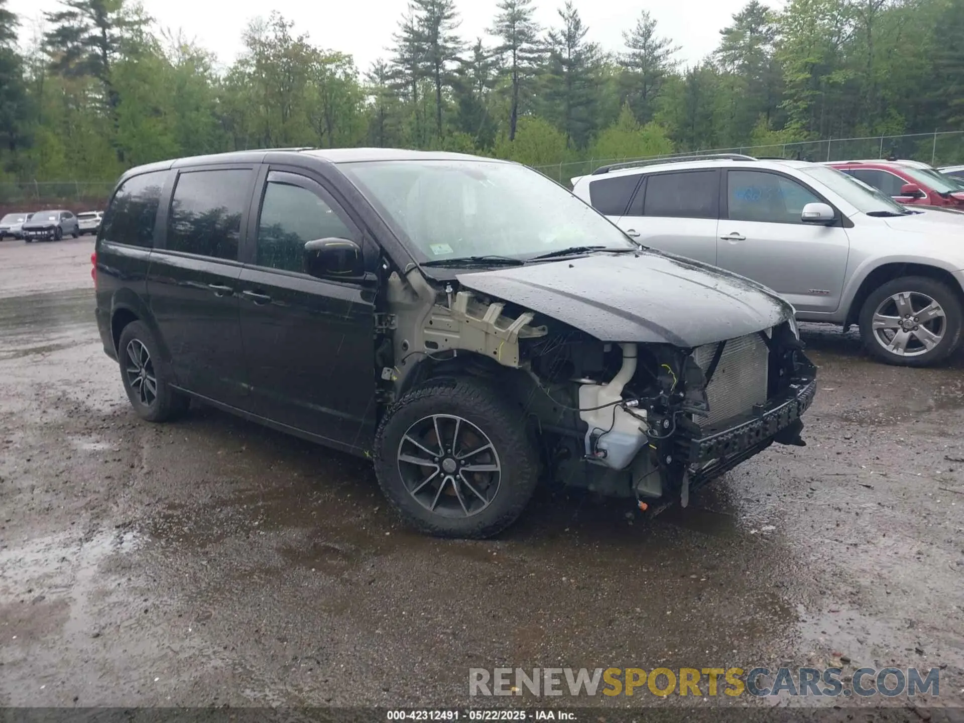1 fotografías del automóvil dañado 2C4RDGBG2KR573439 DODGE GRAND CARAVAN 2019