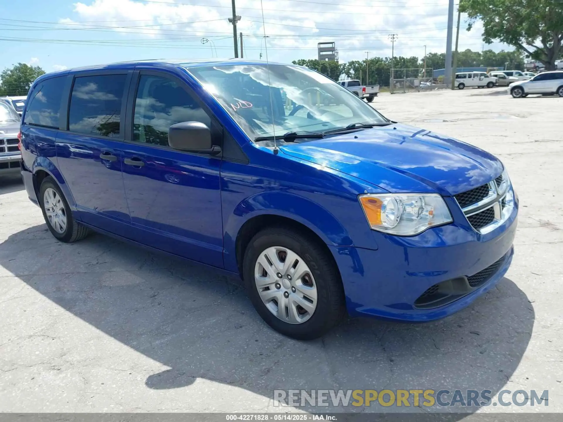 1 fotografías del automóvil dañado 2C4RDGBG3KR553507 DODGE GRAND CARAVAN 2019