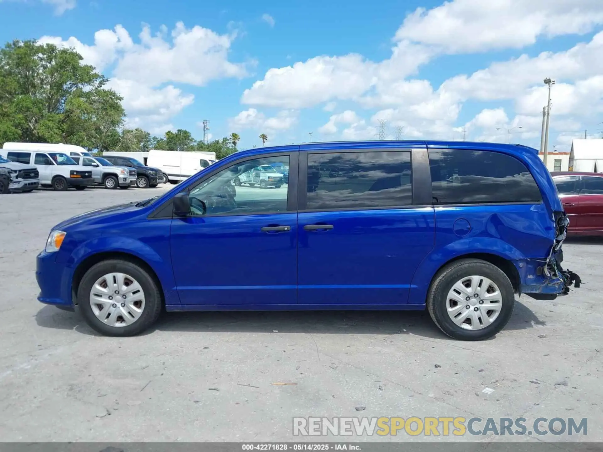 14 fotografías del automóvil dañado 2C4RDGBG3KR553507 DODGE GRAND CARAVAN 2019