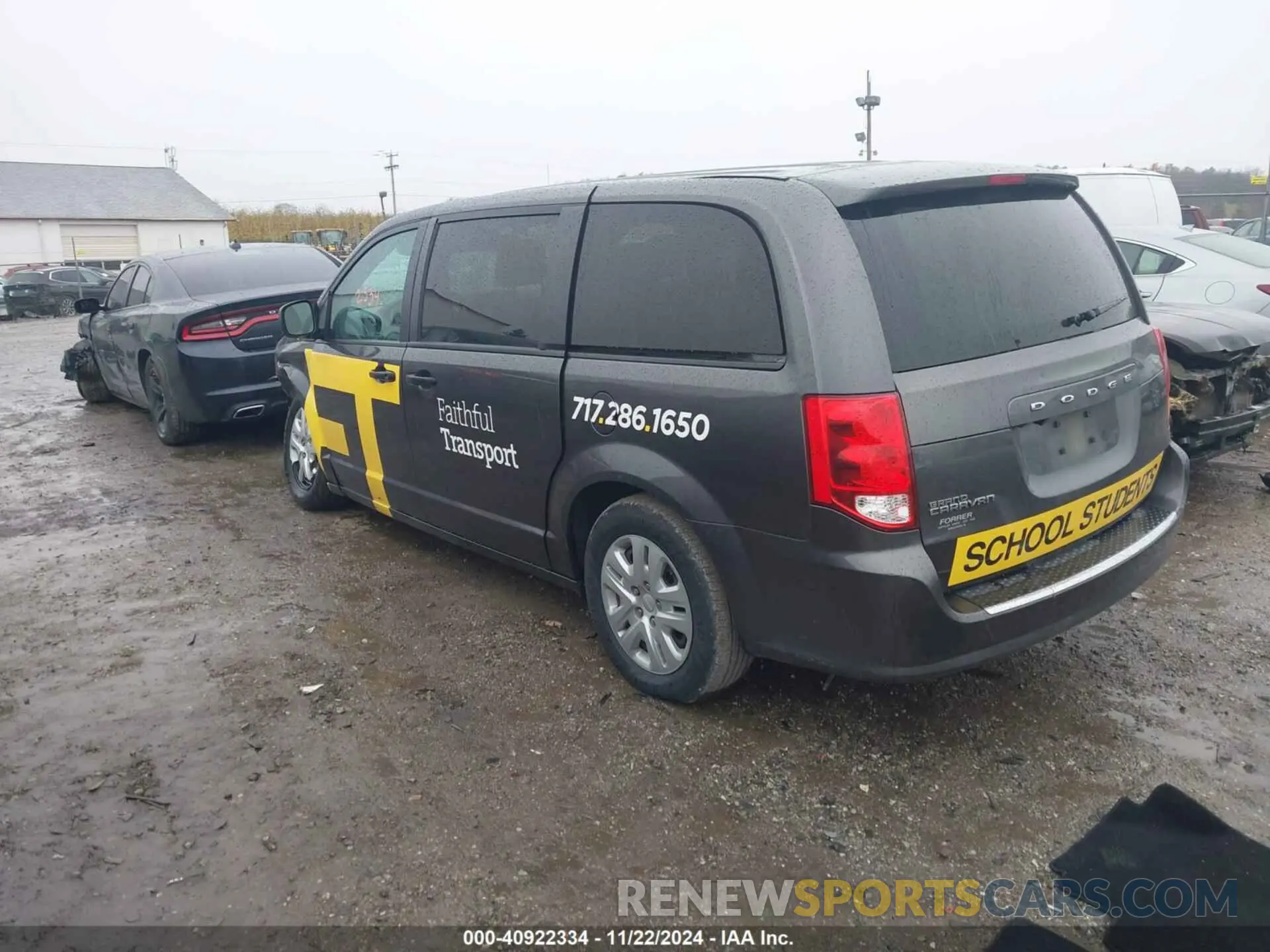 3 fotografías del automóvil dañado 2C4RDGBG3KR757062 DODGE GRAND CARAVAN 2019