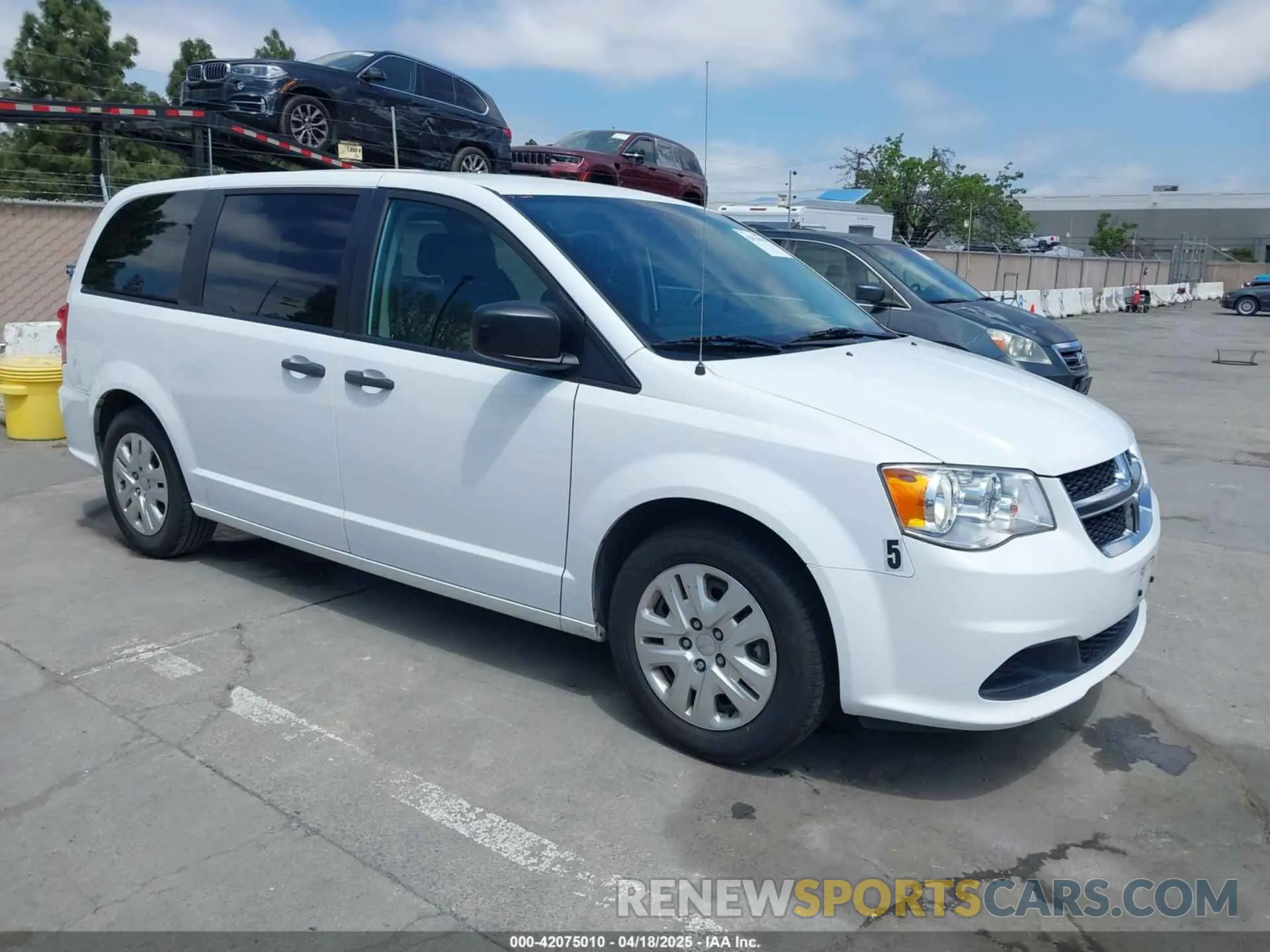 1 fotografías del automóvil dañado 2C4RDGBG3KR787940 DODGE GRAND CARAVAN 2019